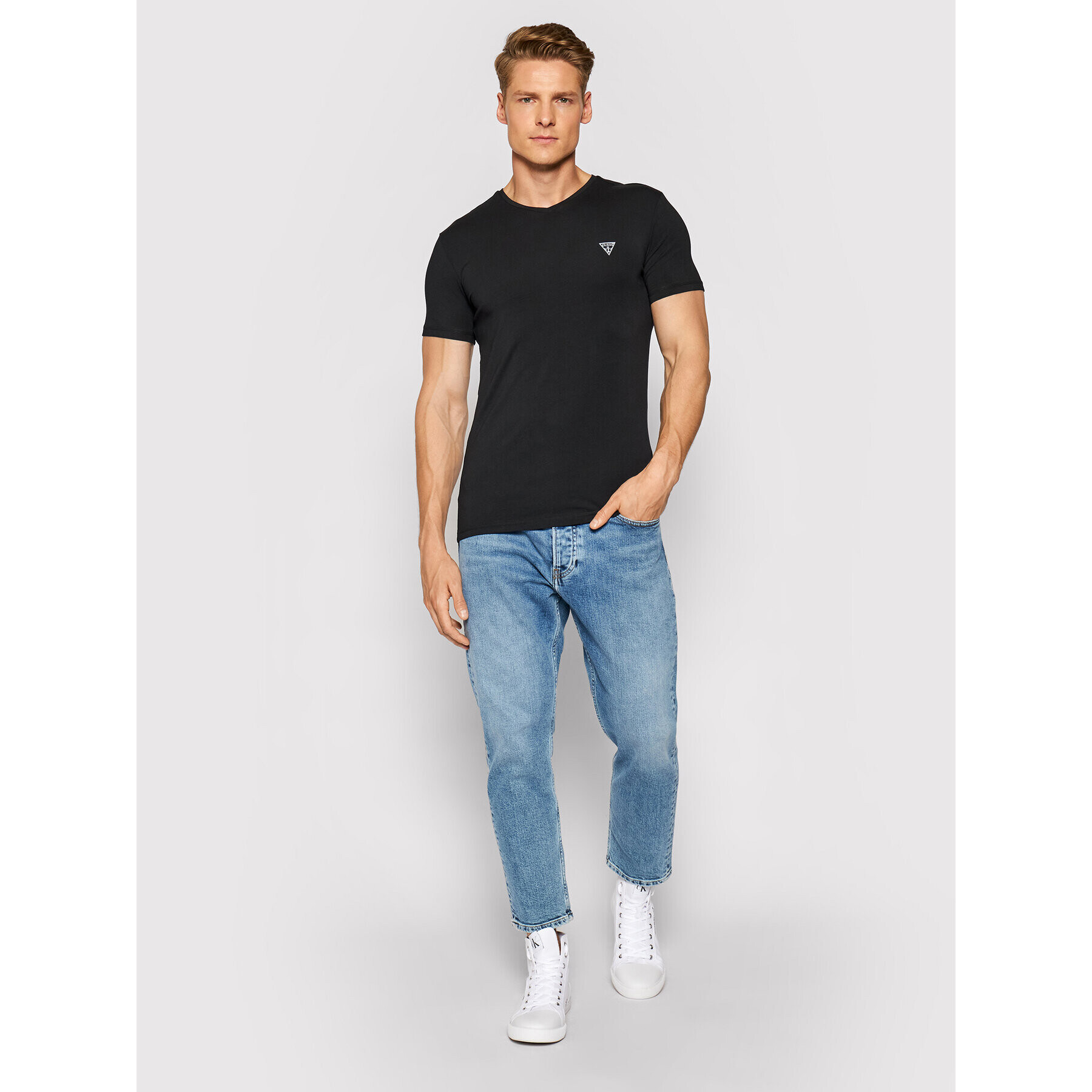 Guess 2-dílná sada T-shirts U97G03 JR003 Černá Slim Fit - Pepit.cz