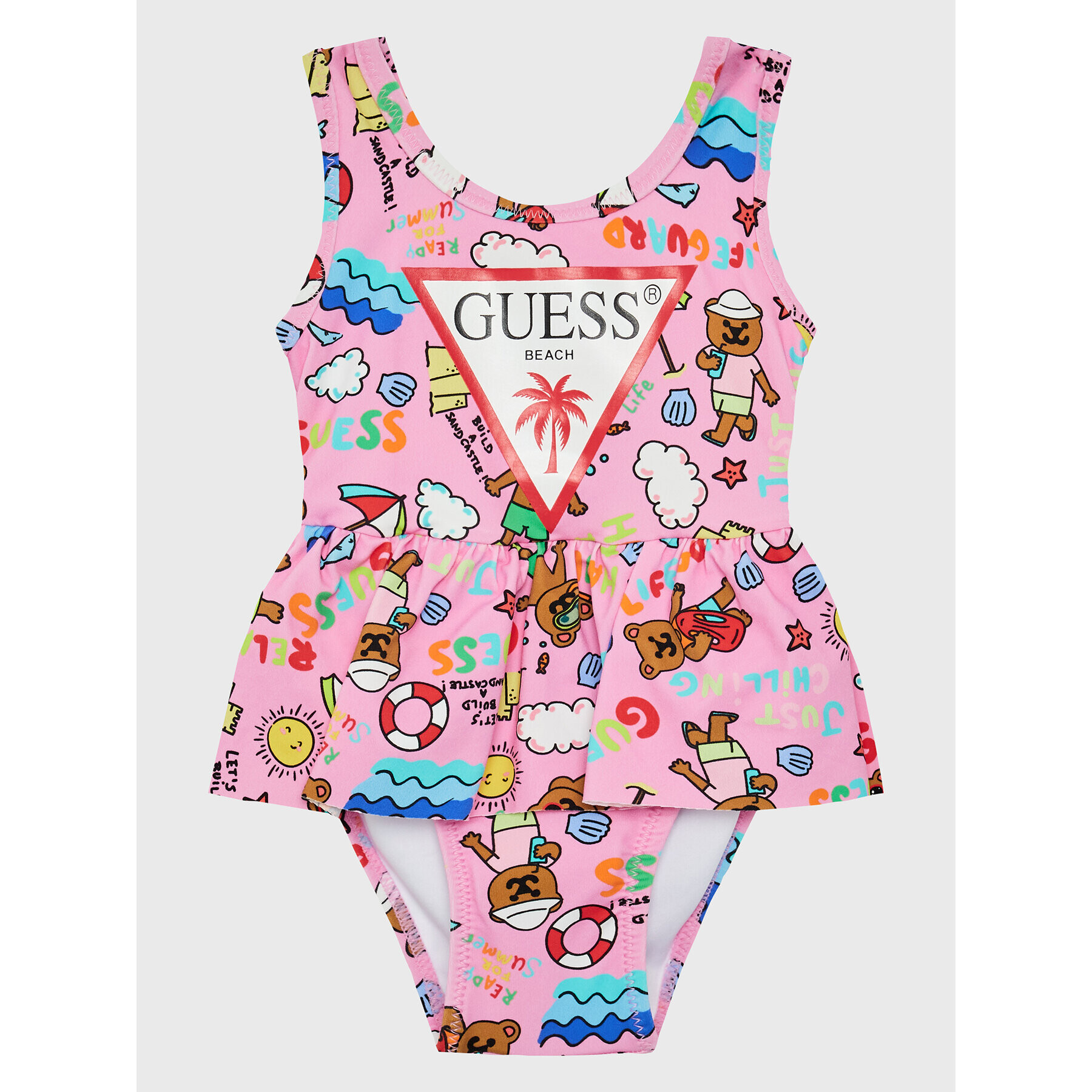 Guess Bikiny A3GZ02 MP004 Růžová - Pepit.cz