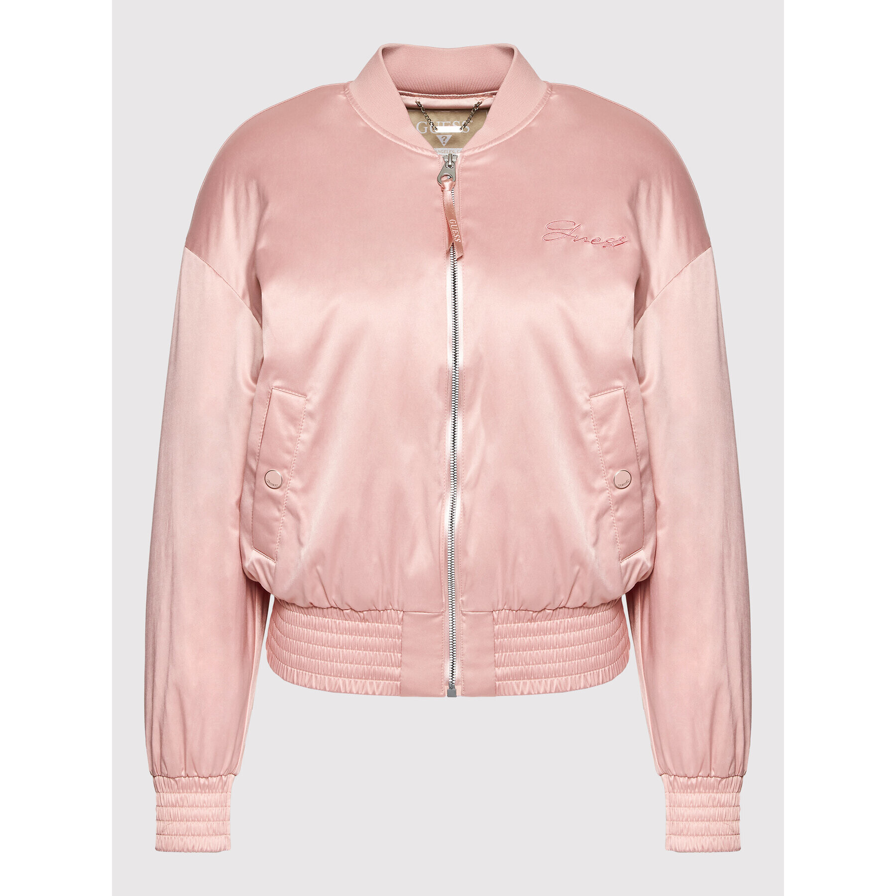 Guess Bunda bomber Alexia W2YL03 WERA2 Růžová Regular Fit - Pepit.cz