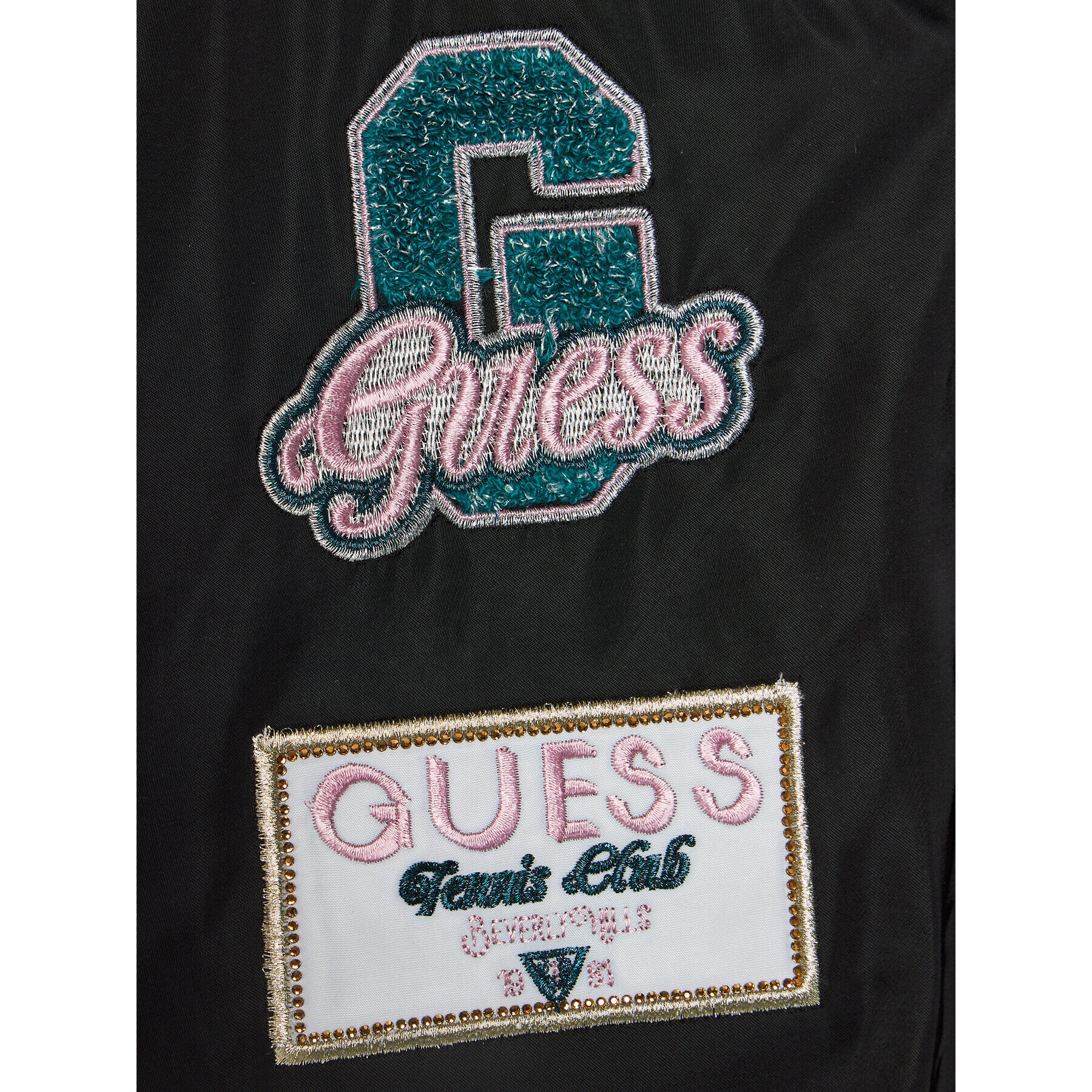 Guess Bunda bomber J4RL01 WFYU0 Černá Regular Fit - Pepit.cz