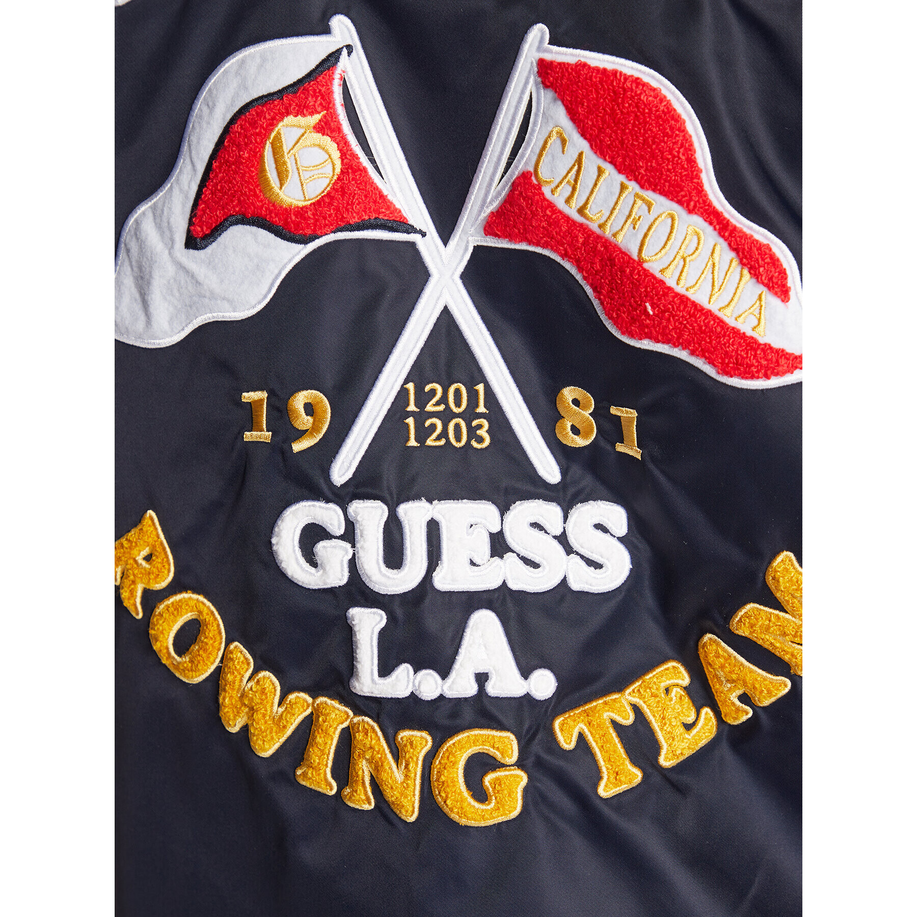 Guess Bunda bomber M3RL04 WF490 Tmavomodrá Regular Fit - Pepit.cz