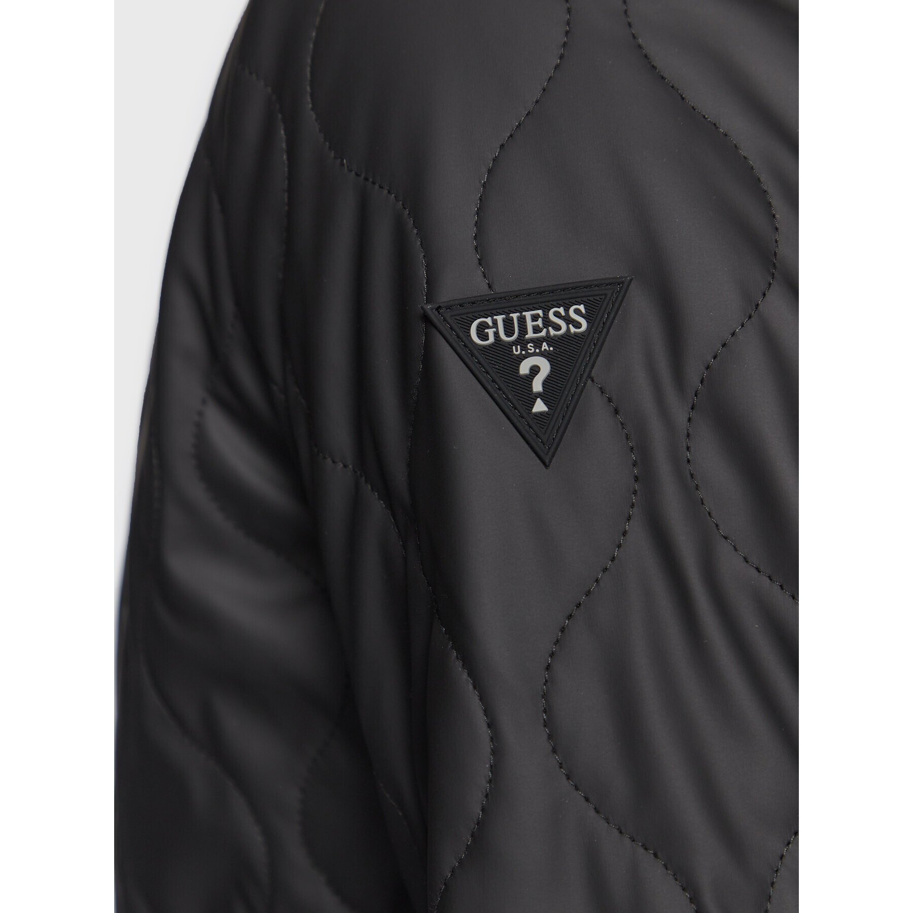 Guess Bunda bomber M3RL08 WBS80 Černá Regular Fit - Pepit.cz