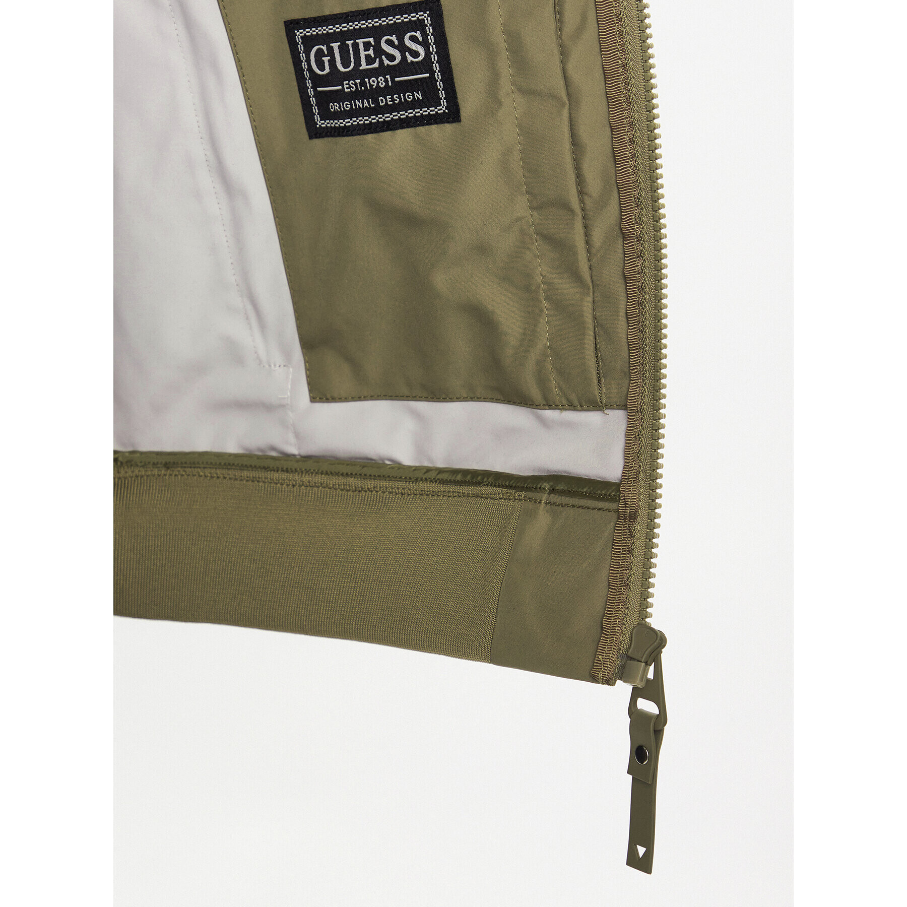 Guess Bunda bomber M3RL60 WO065 Khaki Regular Fit - Pepit.cz