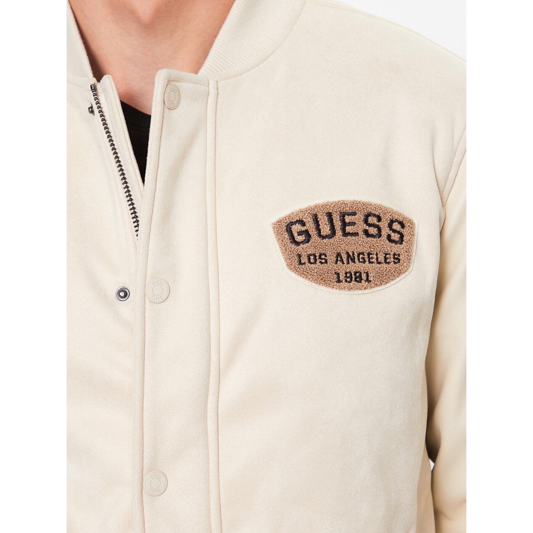 Guess Bunda bomber M3YL12 WFHO0 Žlutá Regular Fit - Pepit.cz