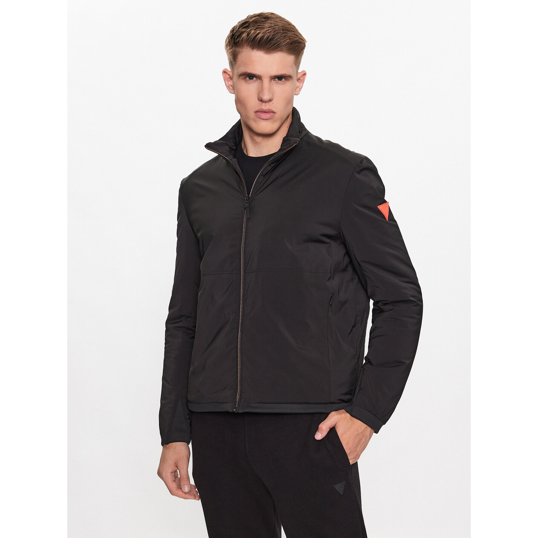 Guess Bunda pro přechodné období Eugene Z3YL01 WF3X0 Černá Regular Fit - Pepit.cz