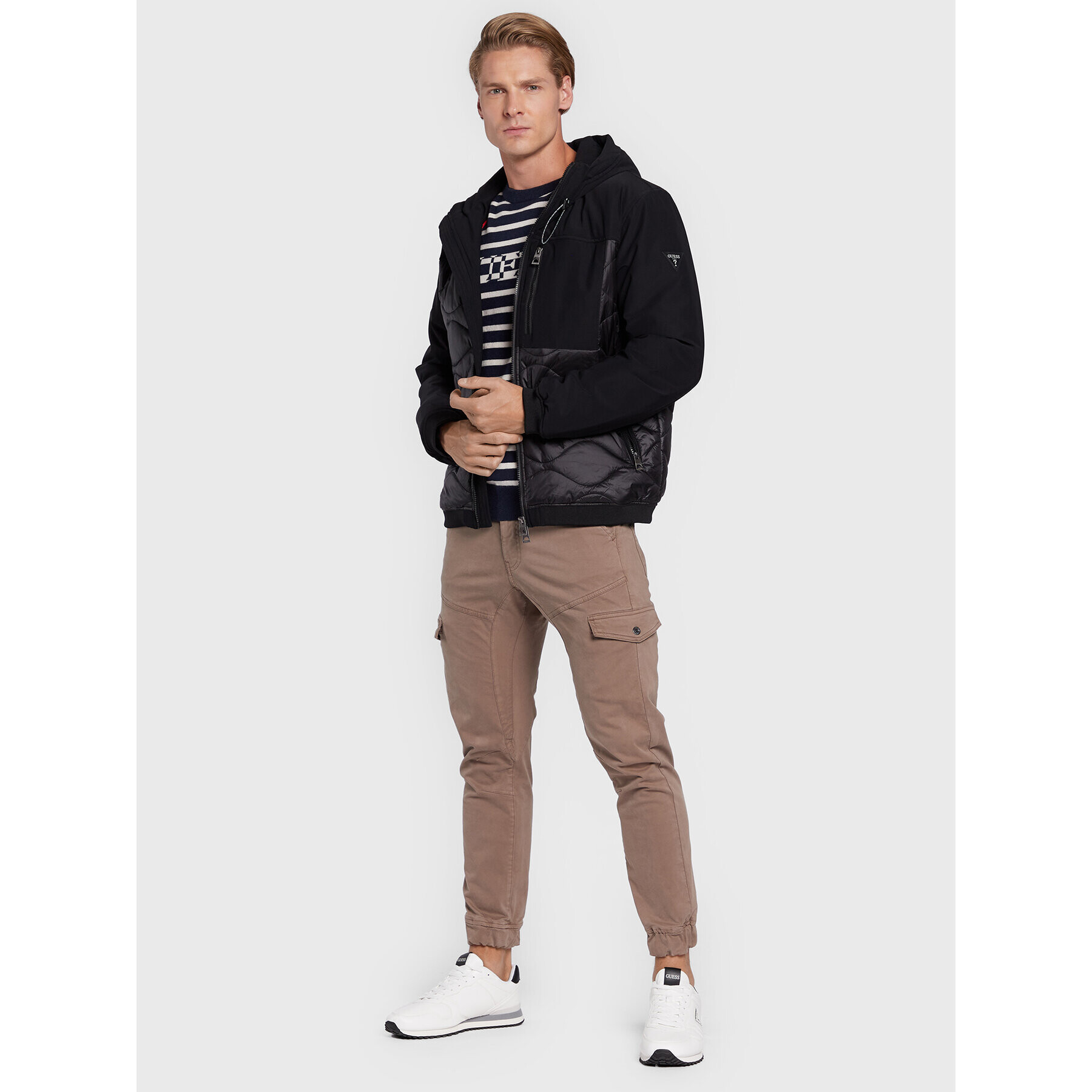 Guess Bunda pro přechodné období M2BL26 WEZ70 Černá Regular Fit - Pepit.cz