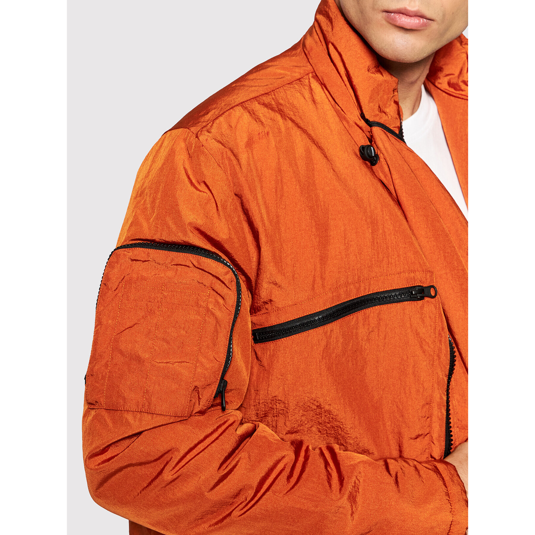 Guess Bunda pro přechodné období U1BA13 WO068 Oranžová Regular Fit - Pepit.cz