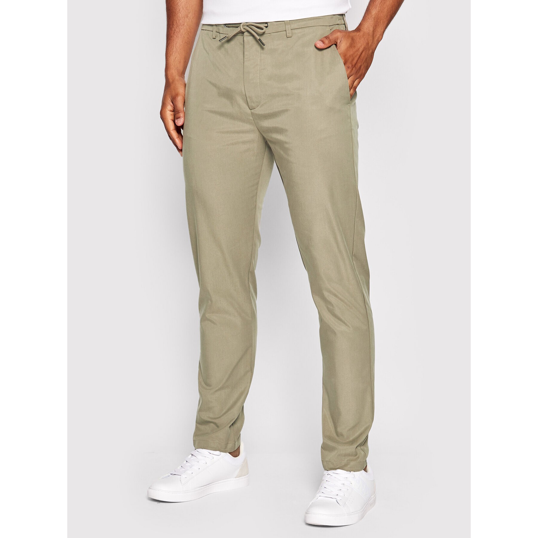 Guess Chino kalhoty M2YB23 WERJ0 Zelená Regular Fit - Pepit.cz