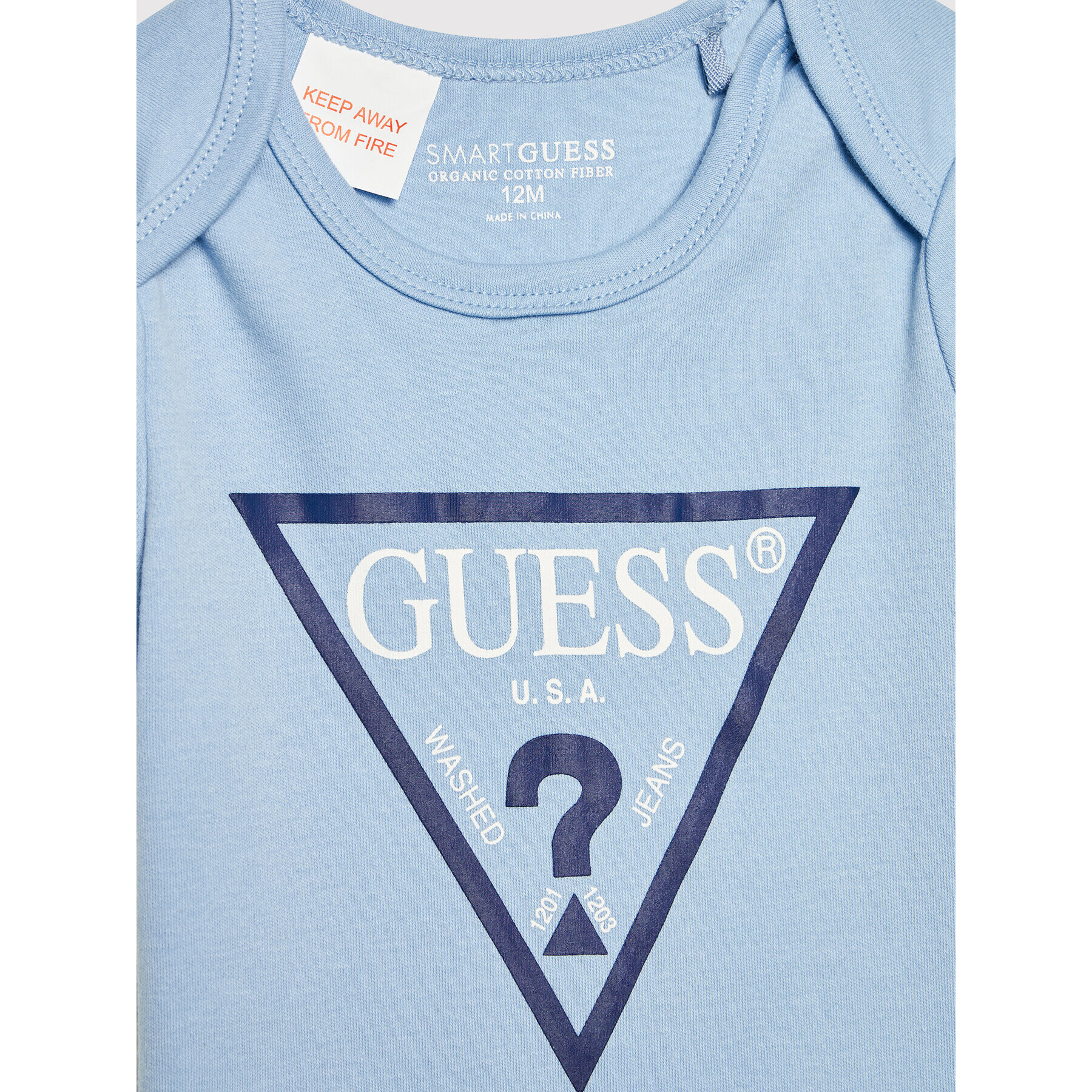 Guess Dětské body H1YW13 KA6W0 Modrá Regular Fit - Pepit.cz