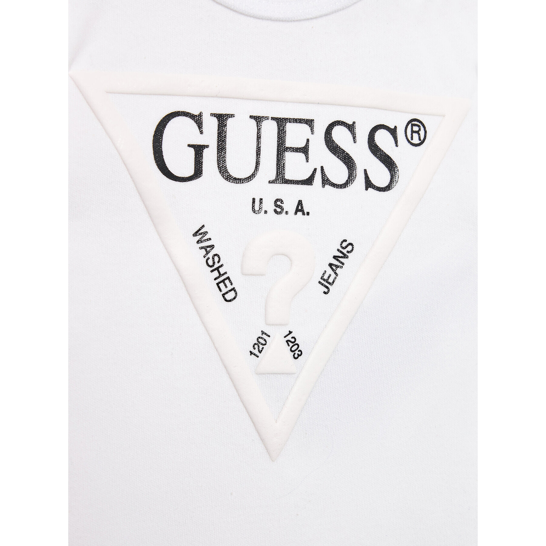 Guess Dětské body H3YW14 KA6W4 Bílá Regular Fit - Pepit.cz