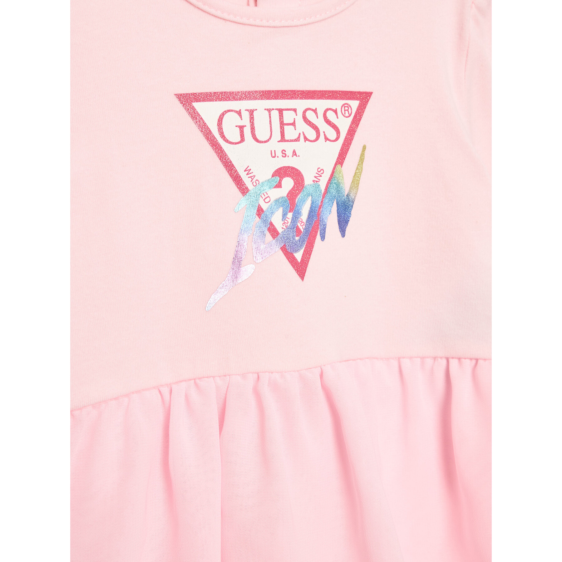 Guess Dětské body S3YG02 J1314 Růžová Regular Fit - Pepit.cz