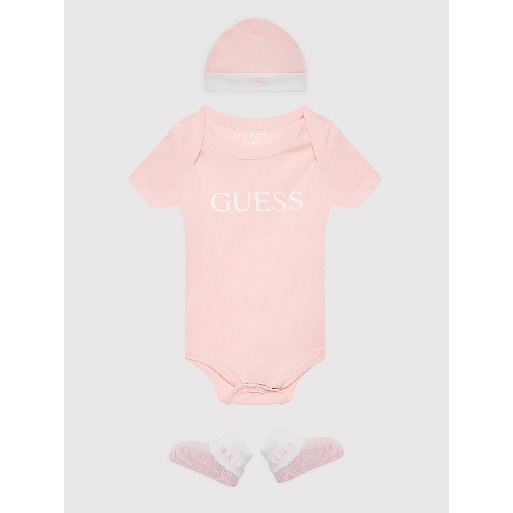 Guess Dětský komplet H2GW06 KB6A0 Růžová Regular Fit - Pepit.cz