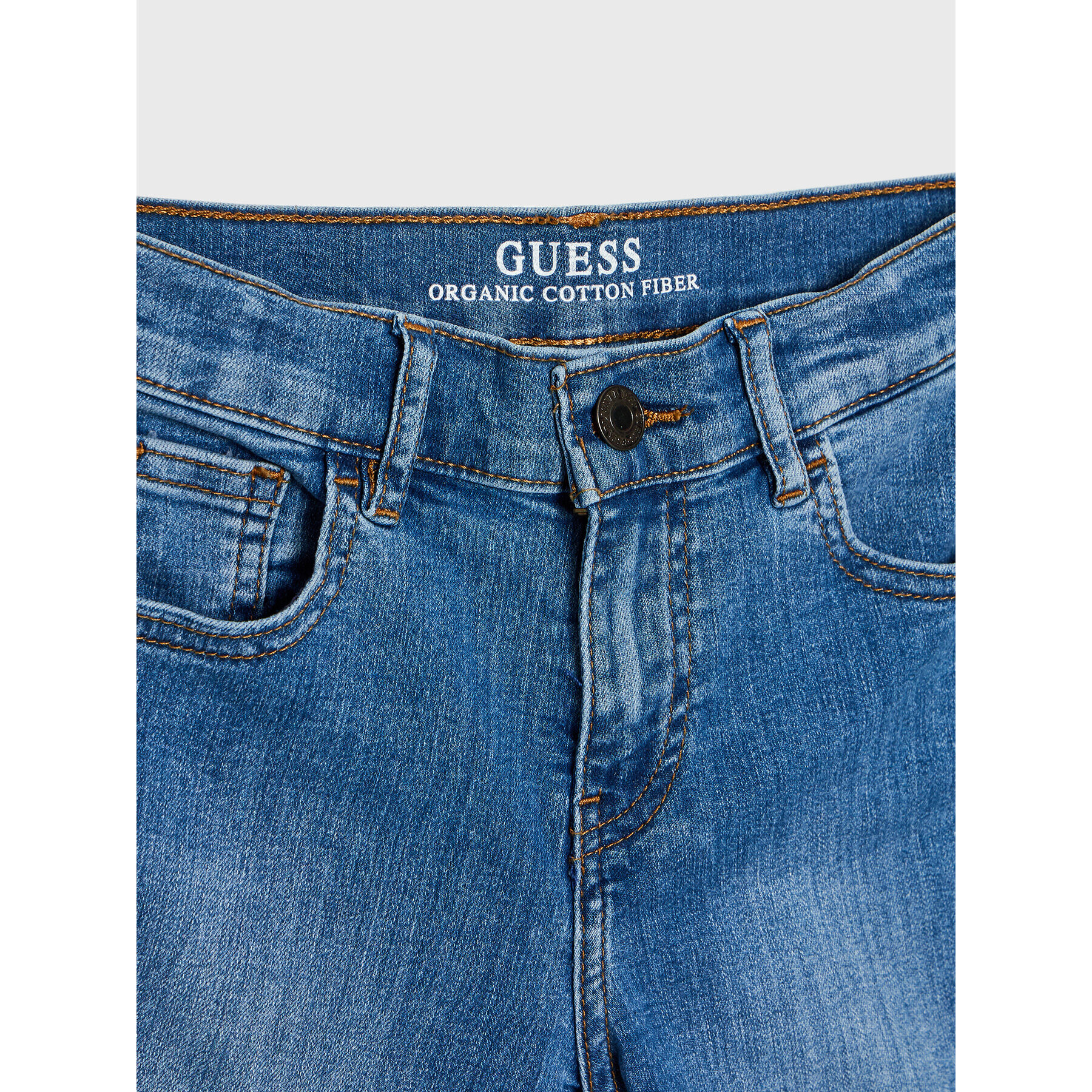 Guess Džínové šortky L0BD00 D4H20 Modrá Slim Fit - Pepit.cz