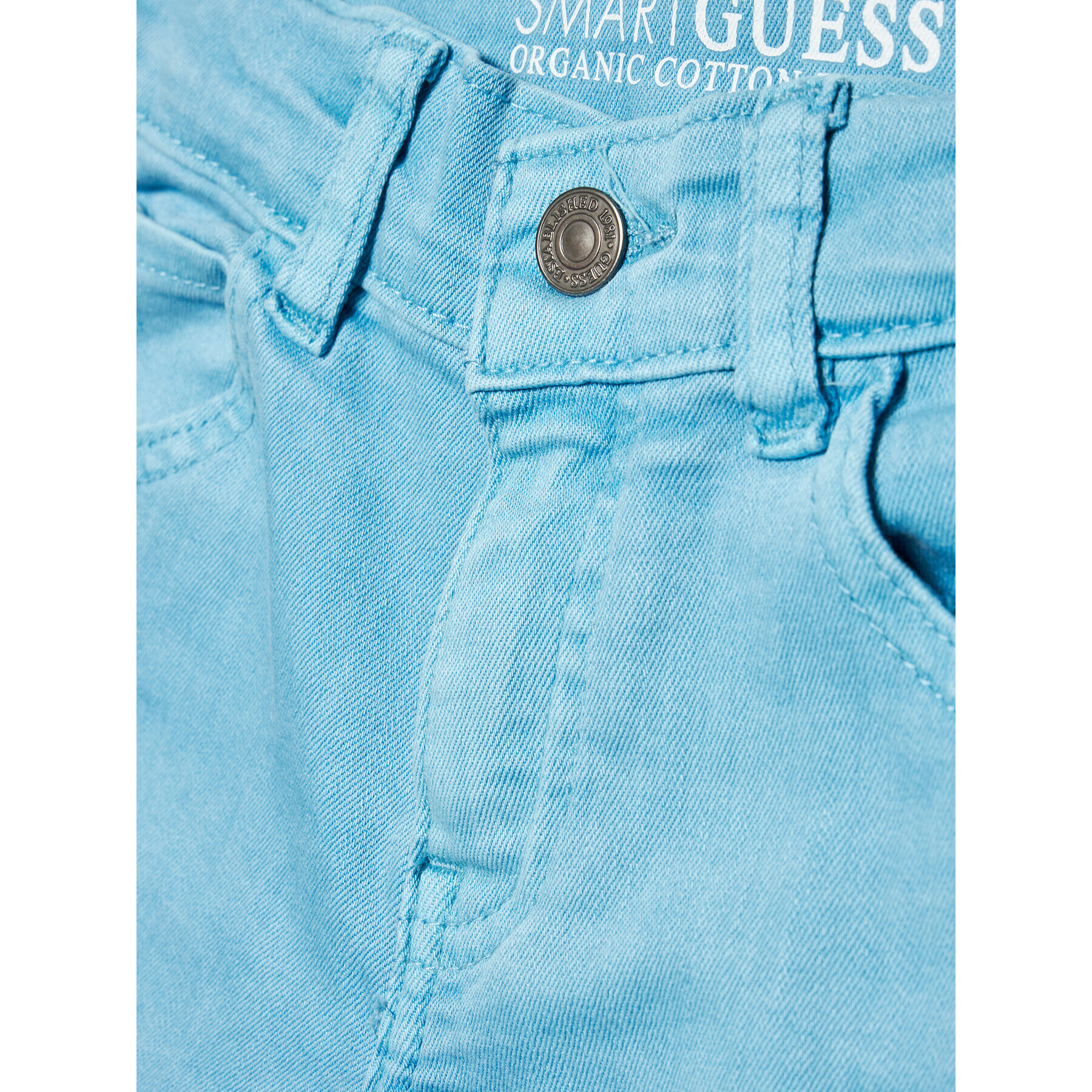 Guess Džínové šortky N1RD03 WE620 Modrá Regular Fit - Pepit.cz