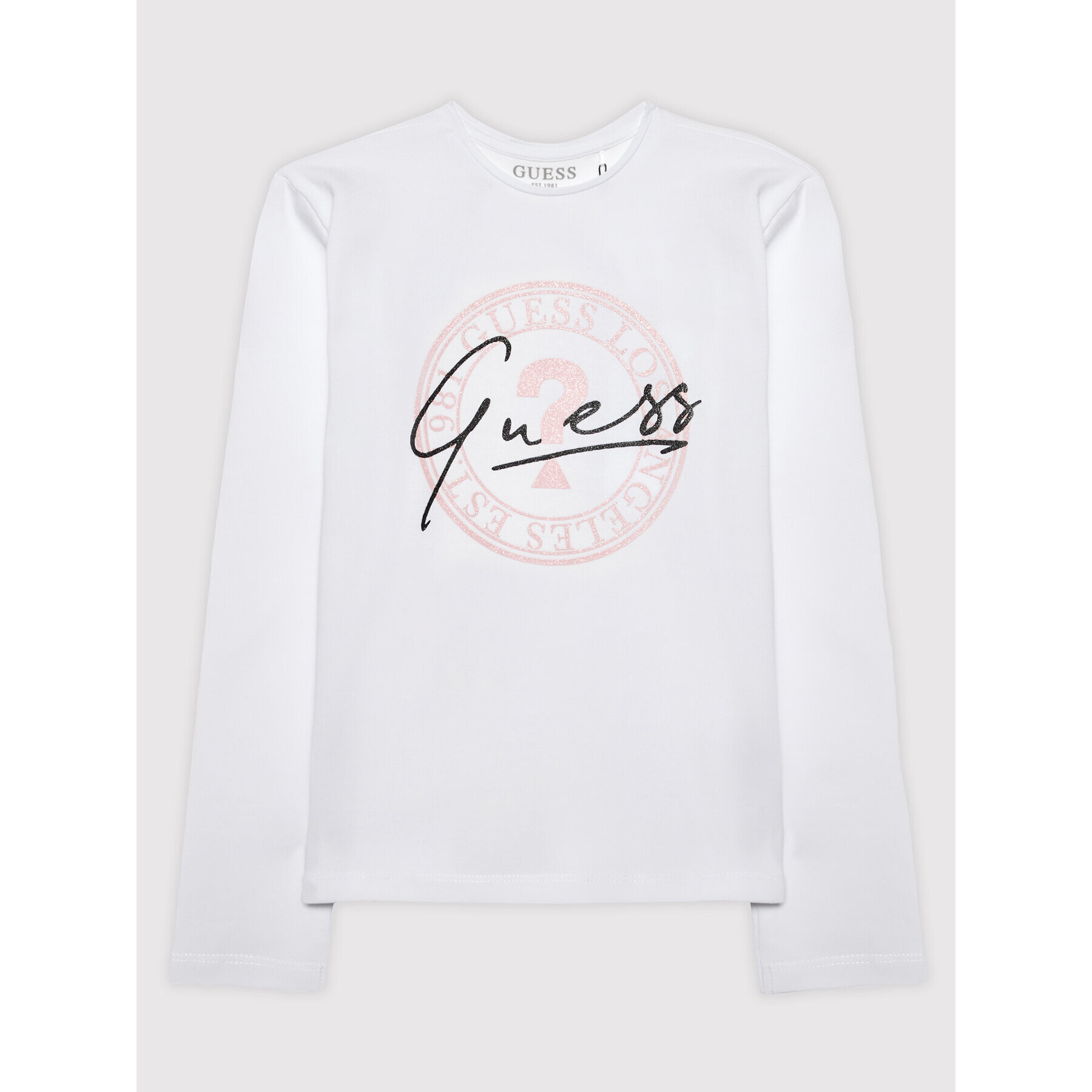 Guess Halenka J1BI19 J1311 Bílá Regular Fit - Pepit.cz