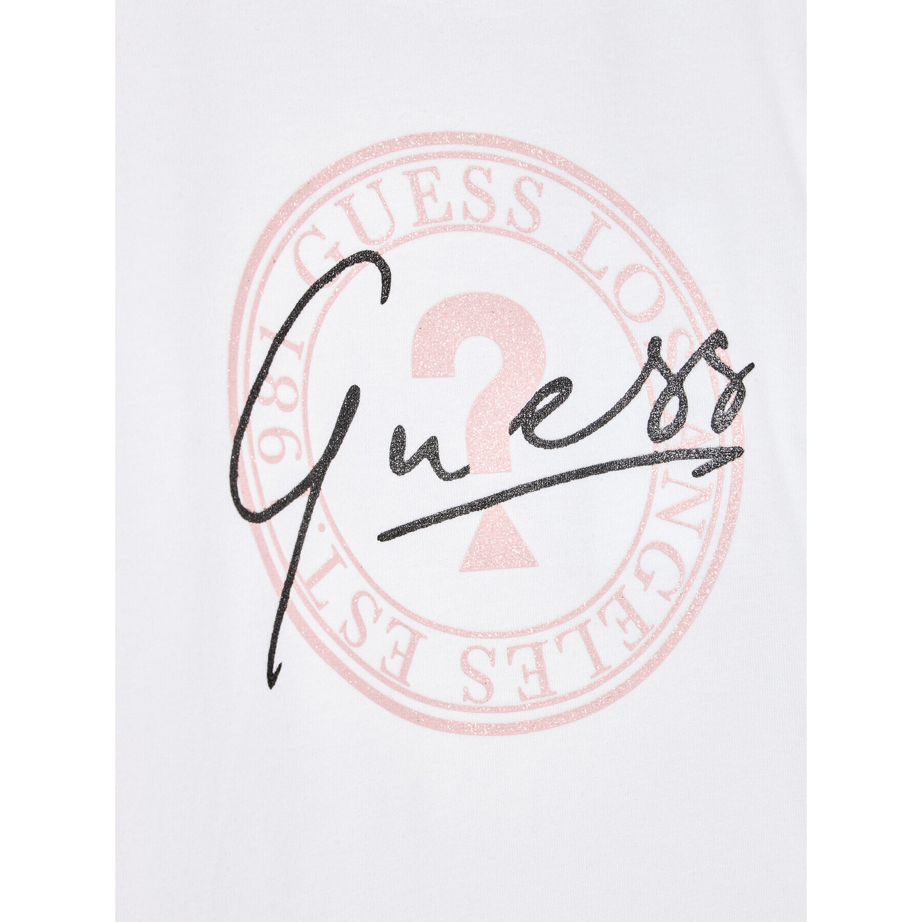 Guess Halenka J1BI19 J1311 Bílá Regular Fit - Pepit.cz