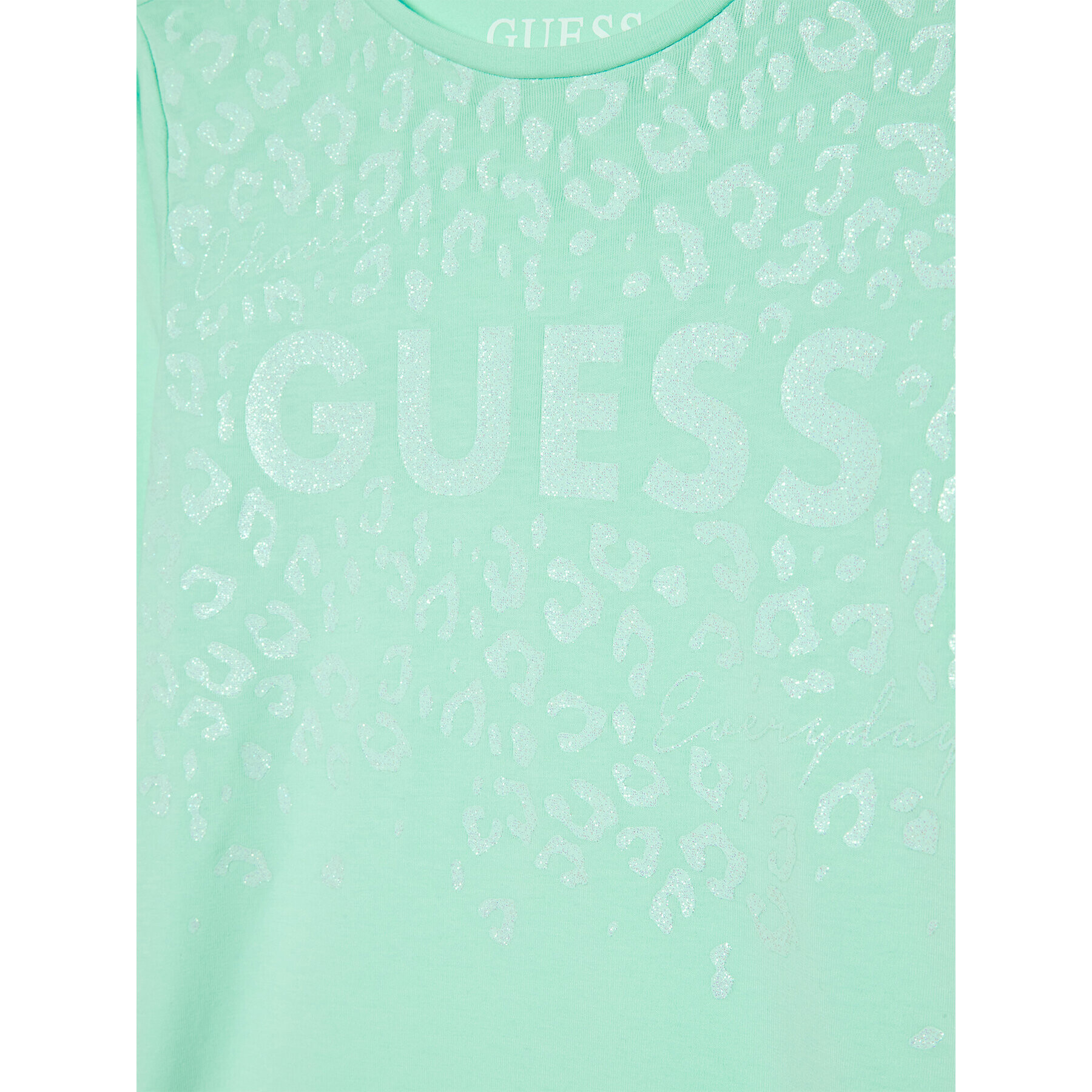 Guess Halenka J2YI01 K6YW1 Zelená Regular Fit - Pepit.cz