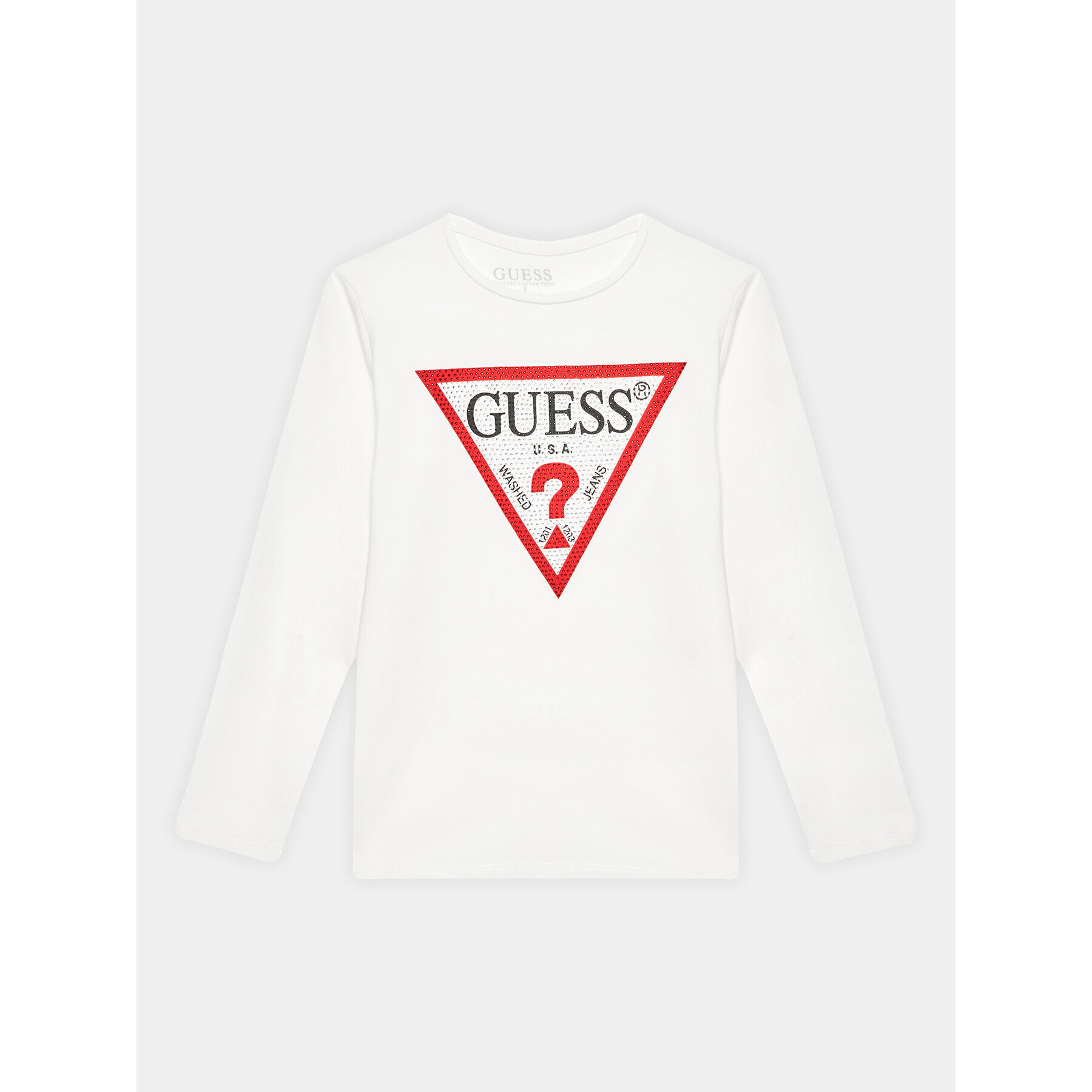 Guess Halenka J2YI50 K6YW1 Bílá Regular Fit - Pepit.cz