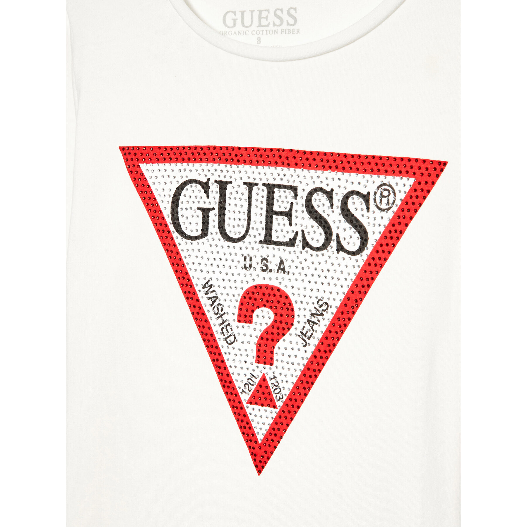 Guess Halenka J2YI50 K6YW1 Bílá Regular Fit - Pepit.cz