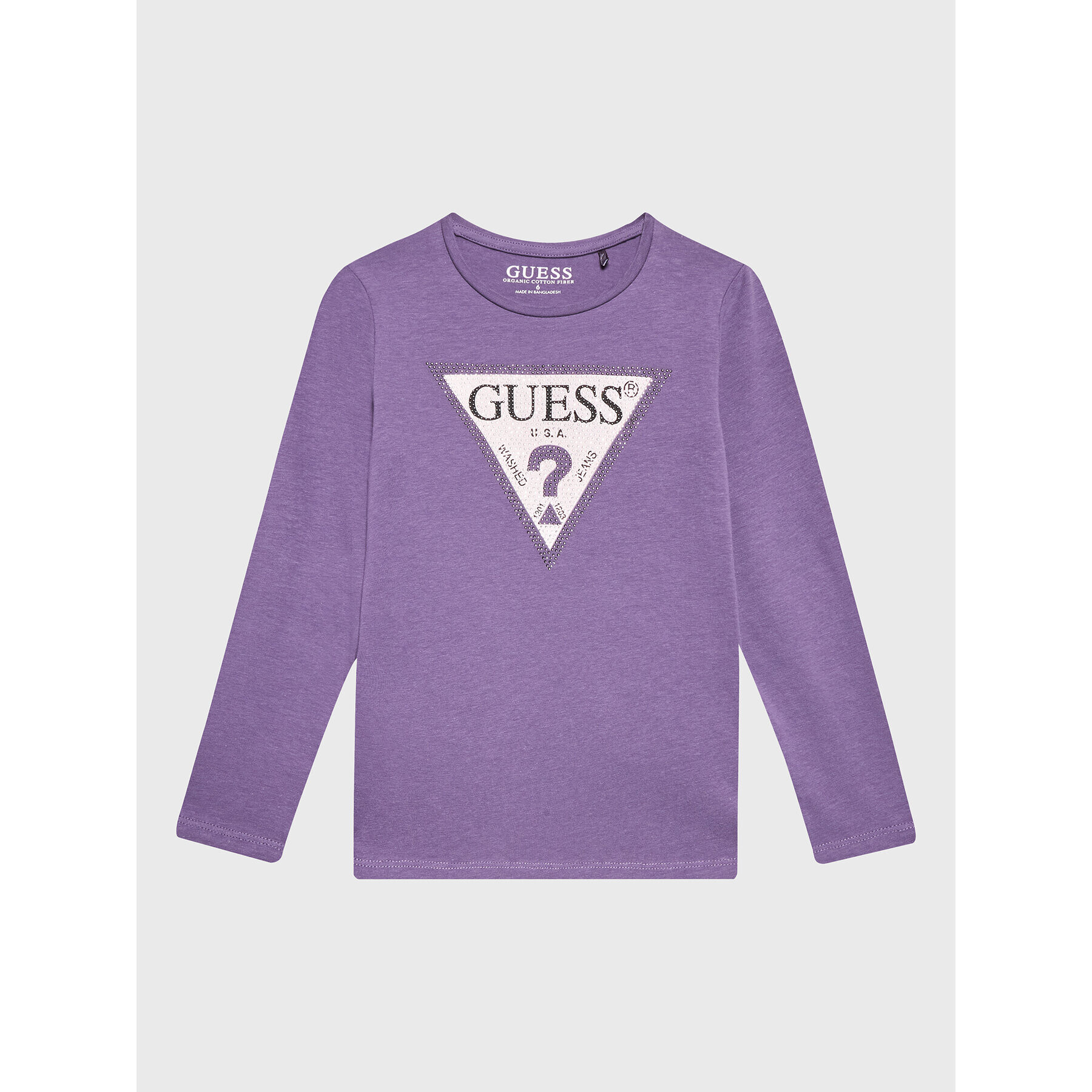 Guess Halenka J2YI50 K6YW1 Fialová Regular Fit - Pepit.cz