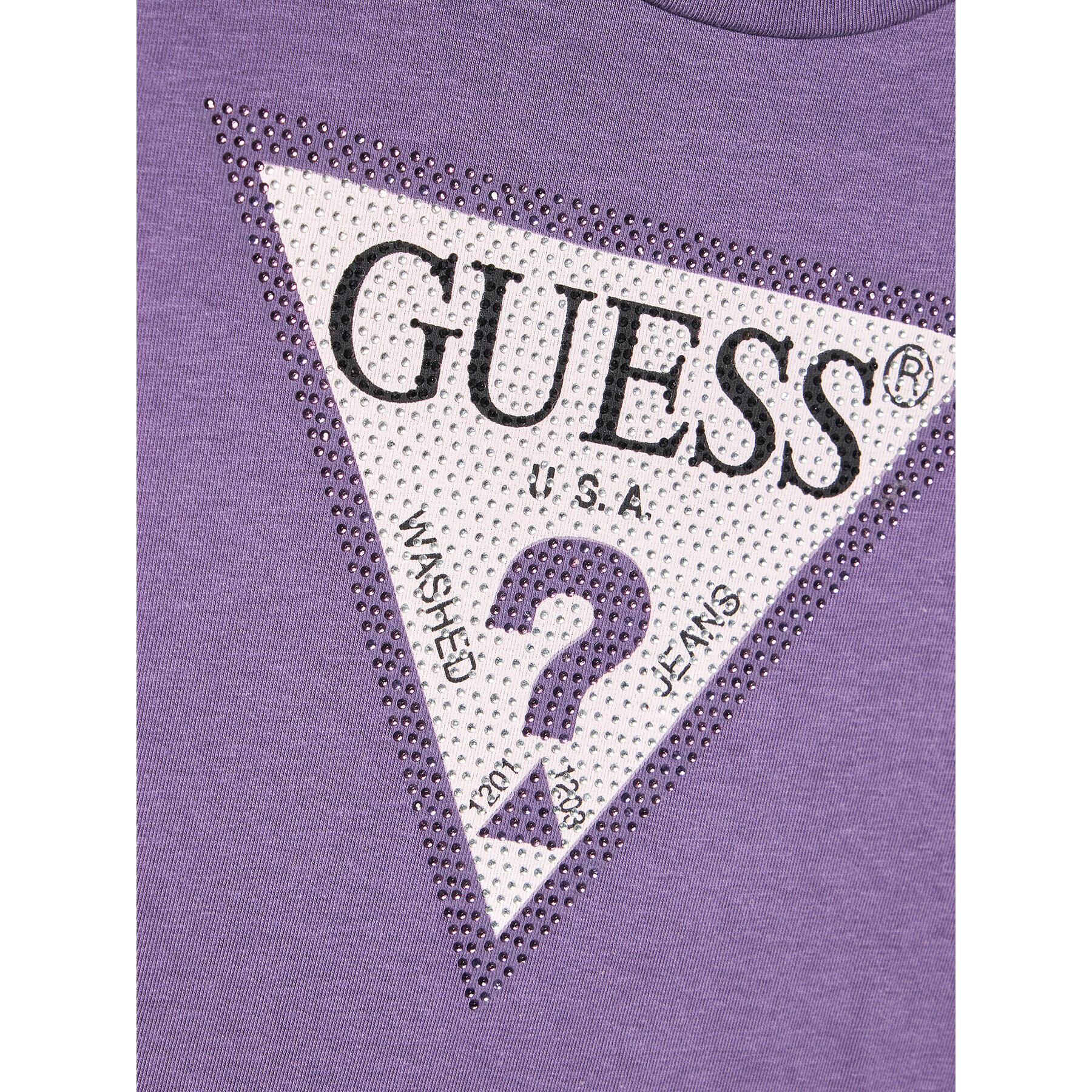 Guess Halenka J2YI50 K6YW1 Fialová Regular Fit - Pepit.cz