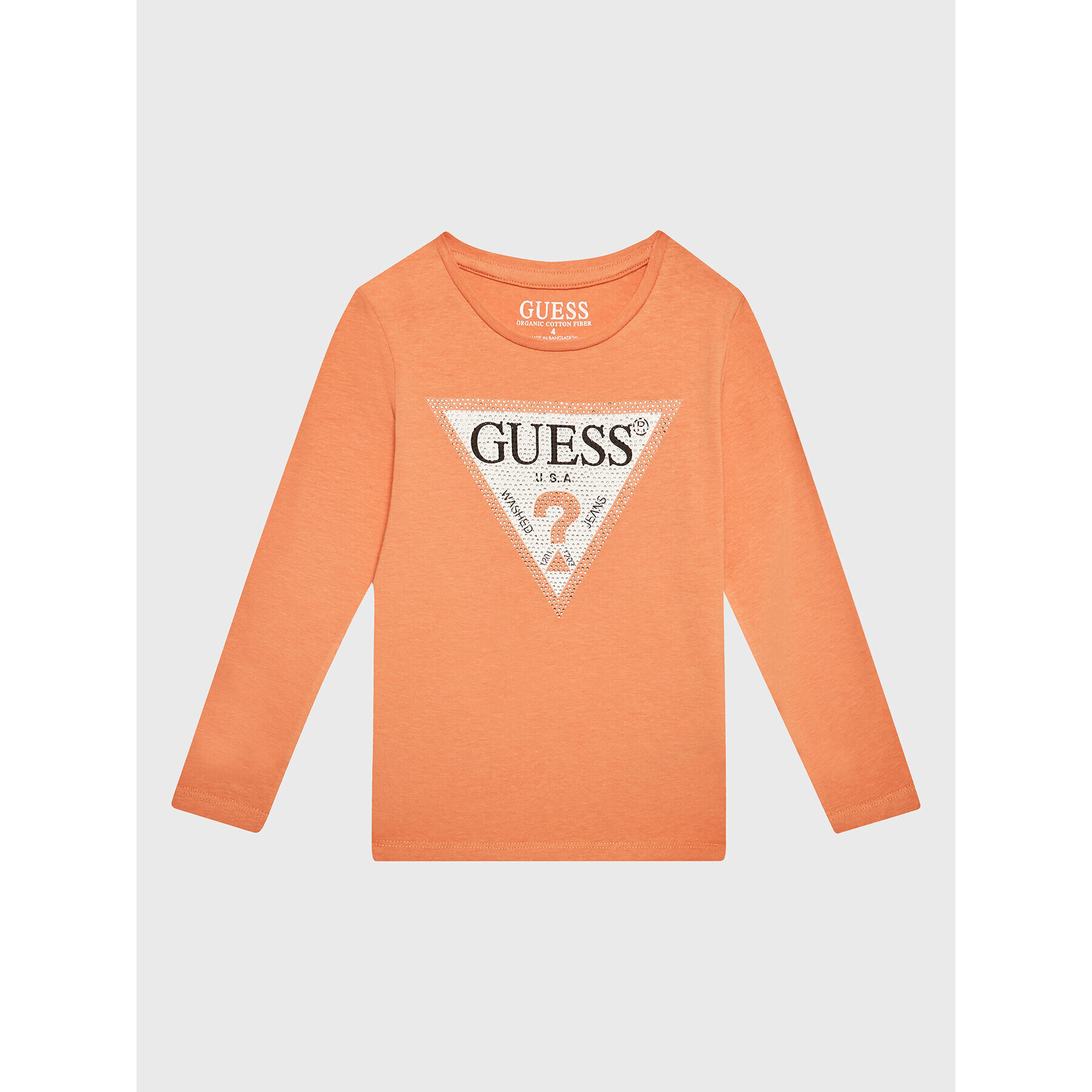 Guess Halenka J2YI50 K6YW1 Oranžová Regular Fit - Pepit.cz