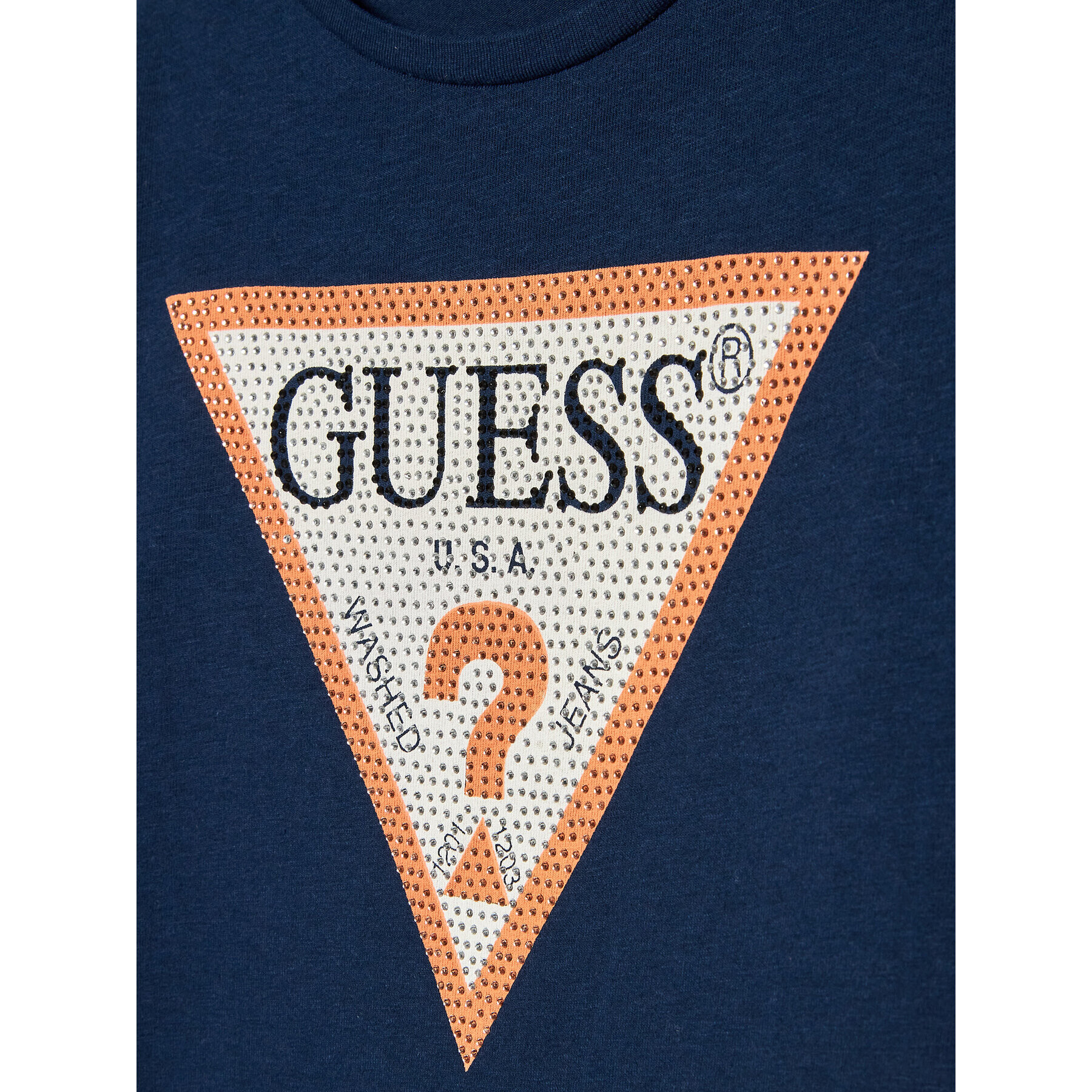 Guess Halenka J2YI50 K6YW1 Tmavomodrá Regular Fit - Pepit.cz