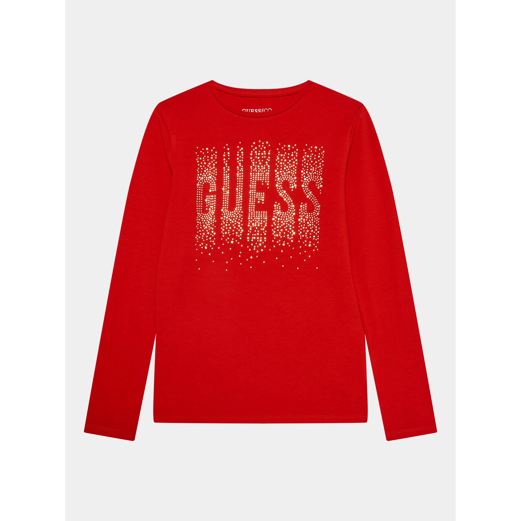 Guess Halenka J3BI13 J1314 Červená Regular Fit - Pepit.cz