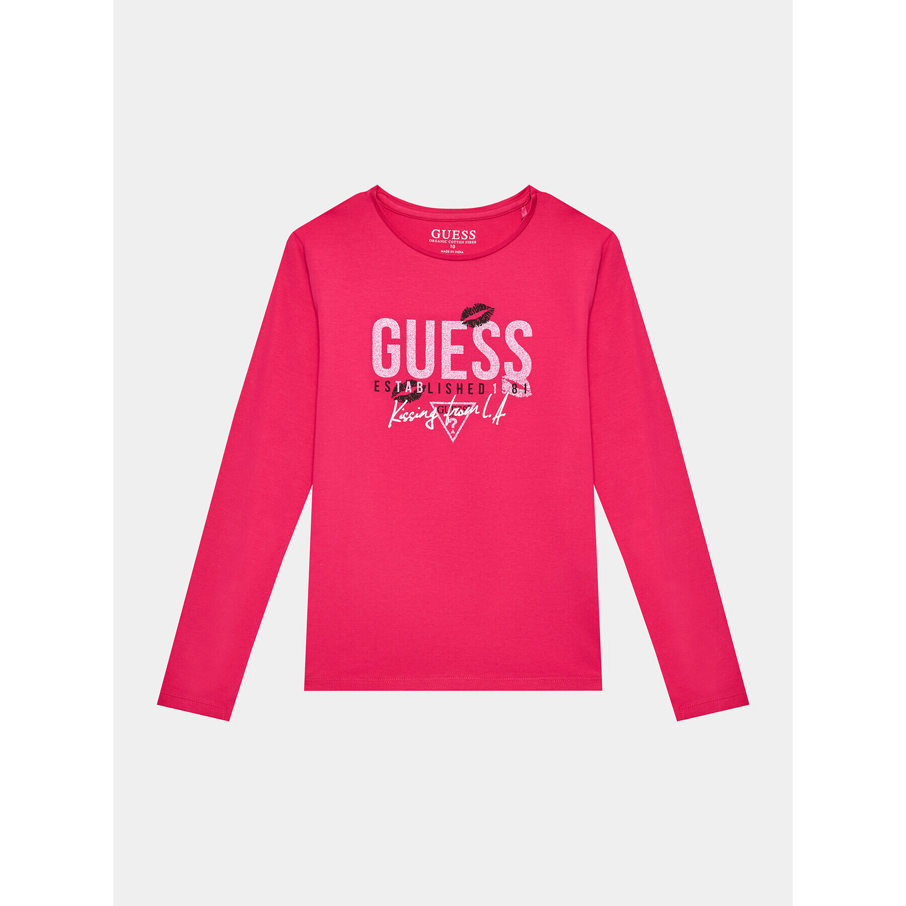 Guess Halenka J3BI16 J1314 Růžová Regular Fit - Pepit.cz