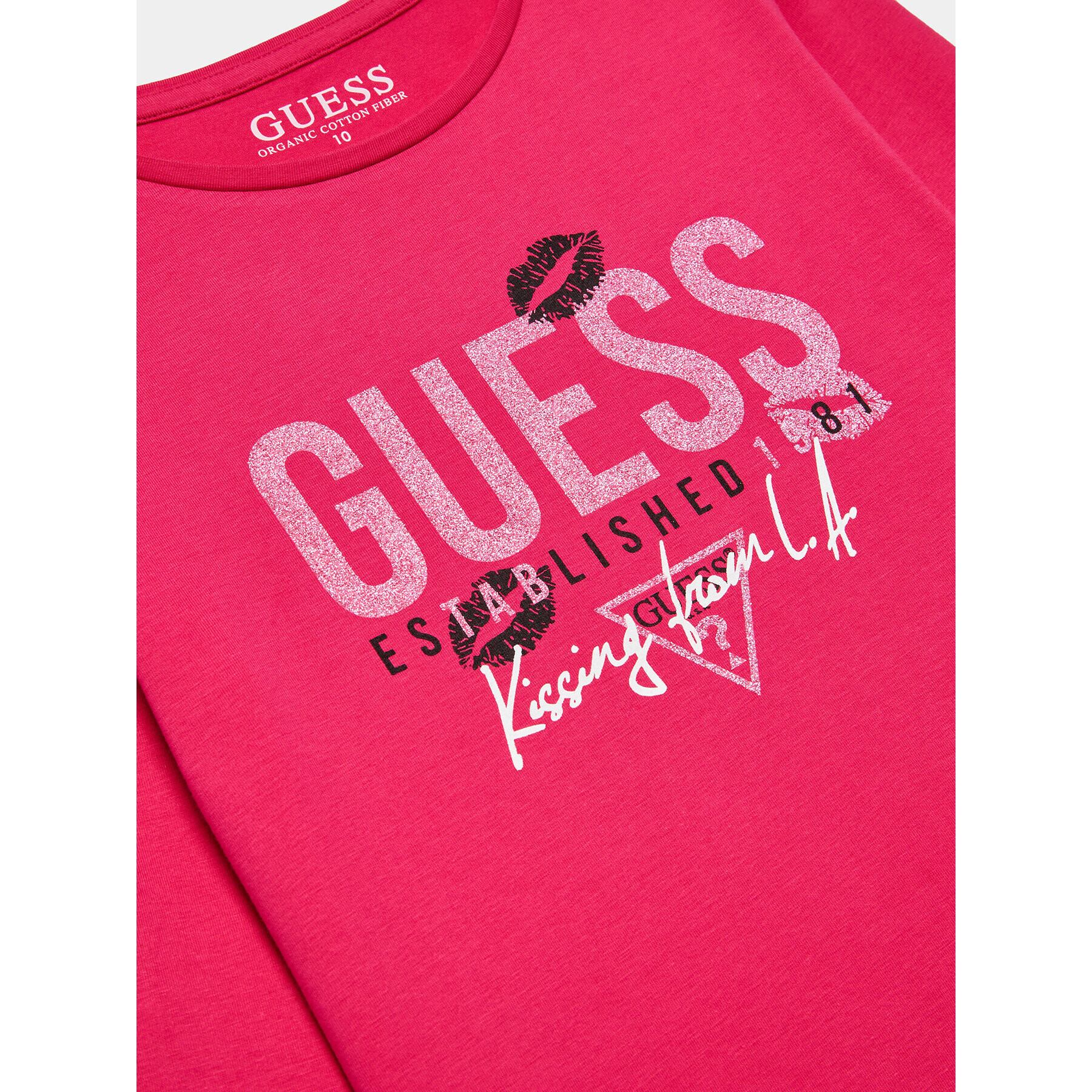 Guess Halenka J3BI16 J1314 Růžová Regular Fit - Pepit.cz