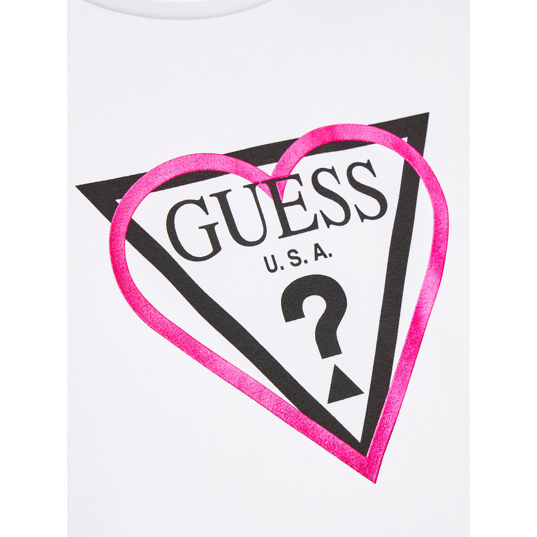 Guess Halenka J3YI02 K6YW4 Bílá Regular Fit - Pepit.cz