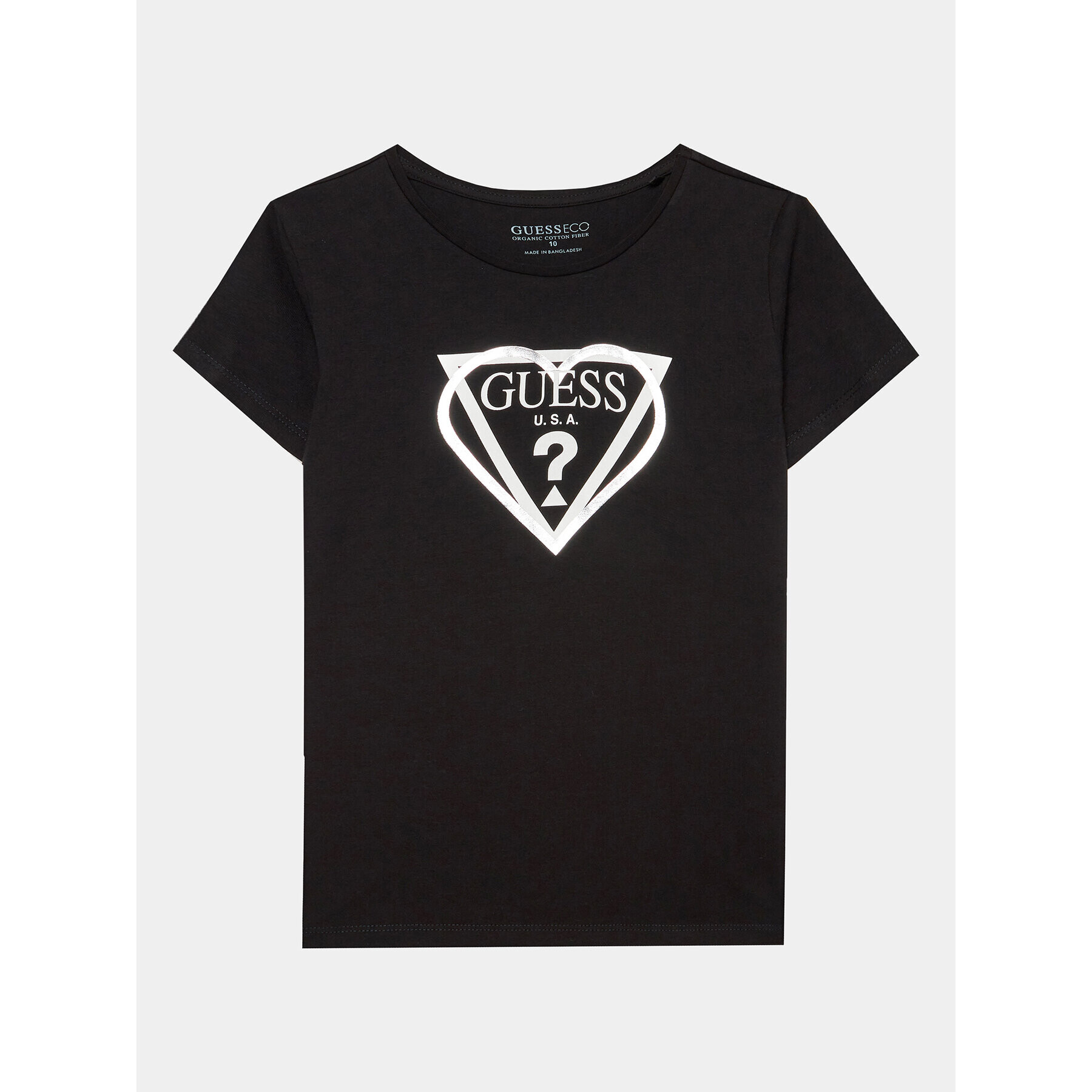 Guess T-Shirt J3YI02 K6YW4 Černá Regular Fit - Pepit.cz