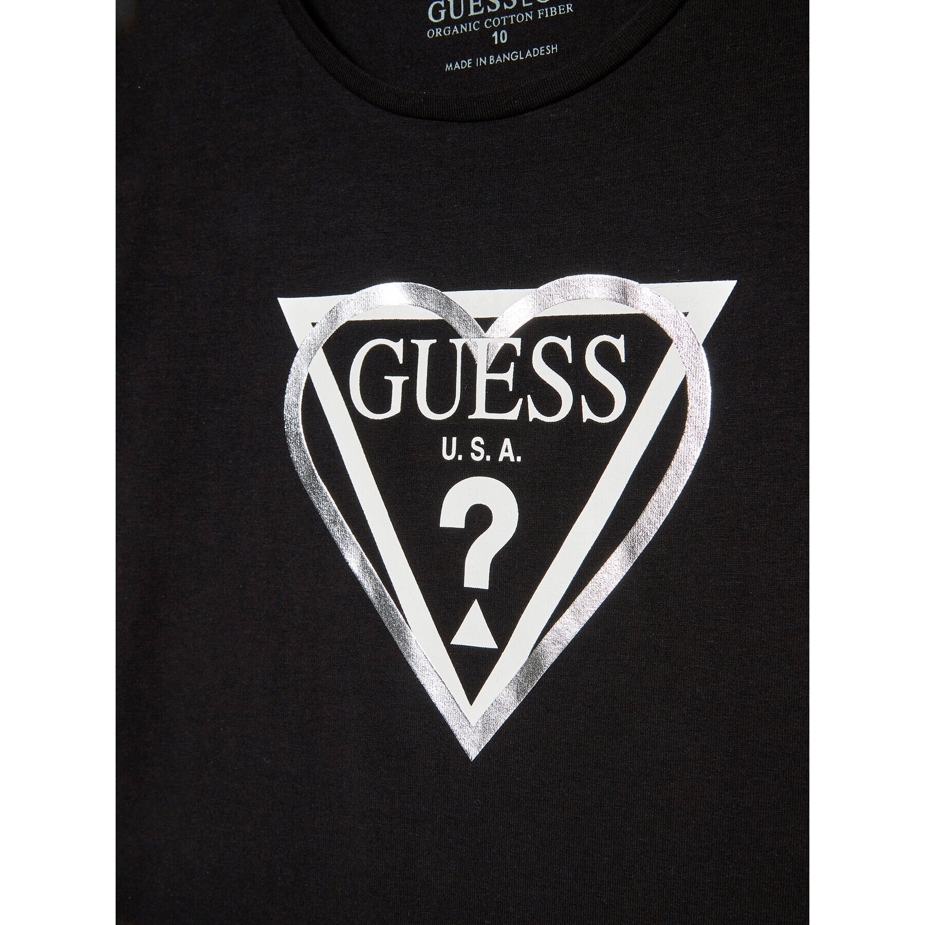 Guess T-Shirt J3YI02 K6YW4 Černá Regular Fit - Pepit.cz