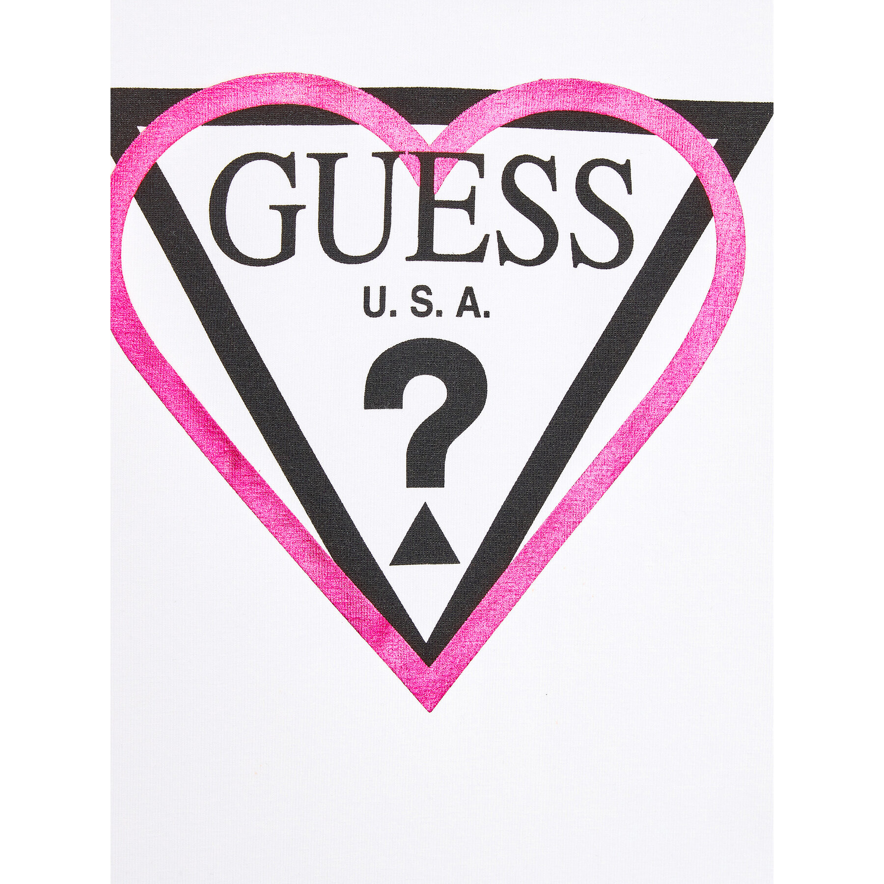 Guess Halenka J3YI03 K6YW4 Bílá Regular Fit - Pepit.cz