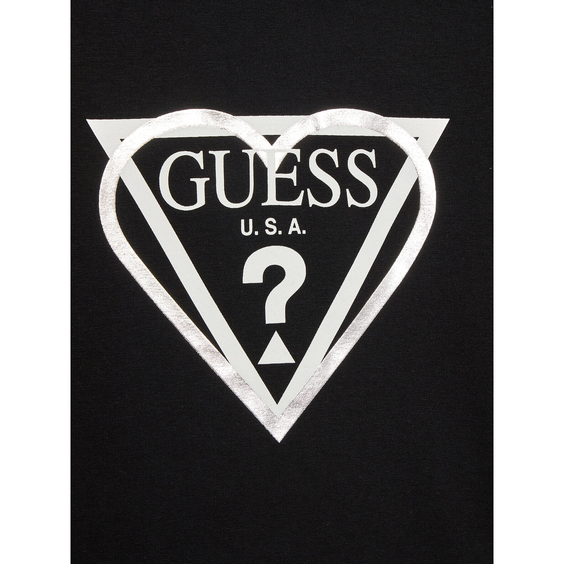 Guess Halenka J3YI03 K6YW4 Černá Regular Fit - Pepit.cz