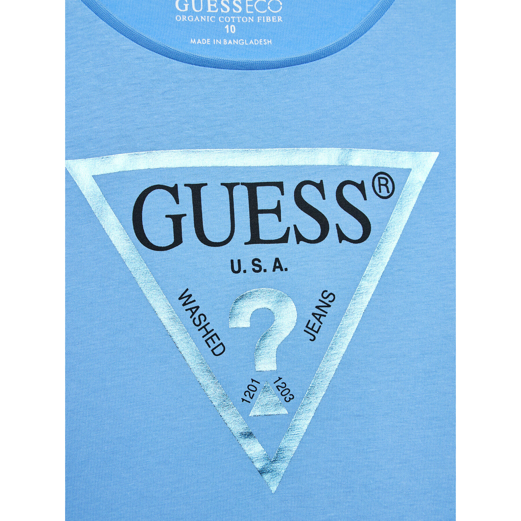 Guess Halenka J84I36 K8HM0 Modrá Regular Fit - Pepit.cz