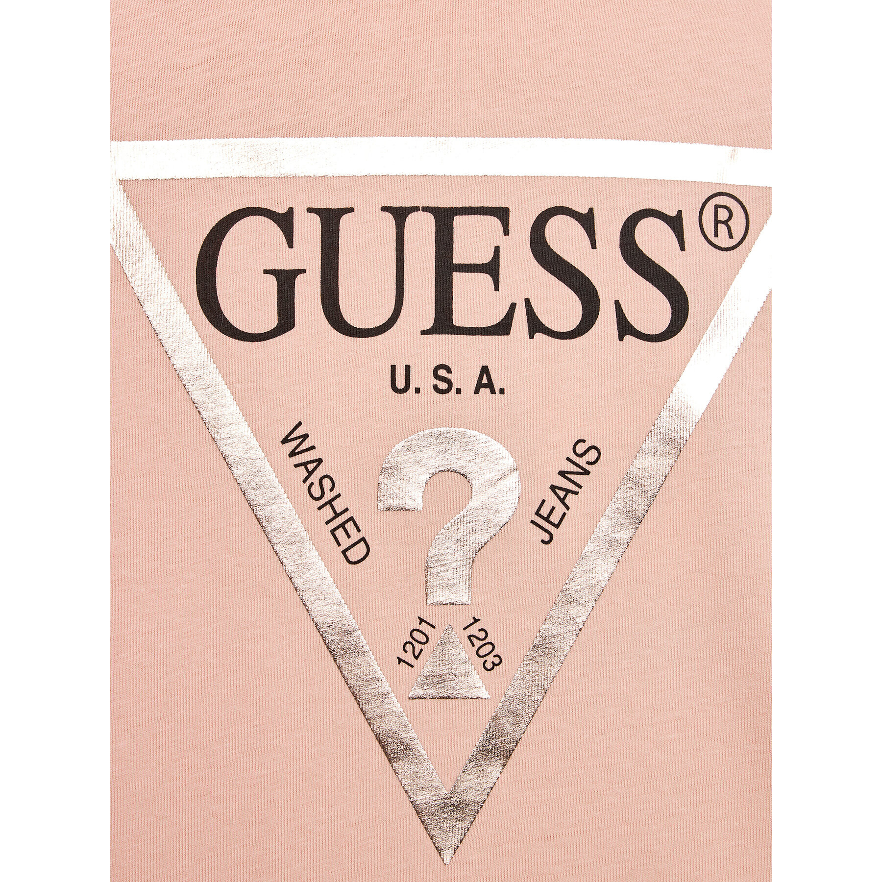 Guess Halenka J84I36 K8HM0 Růžová Regular Fit - Pepit.cz