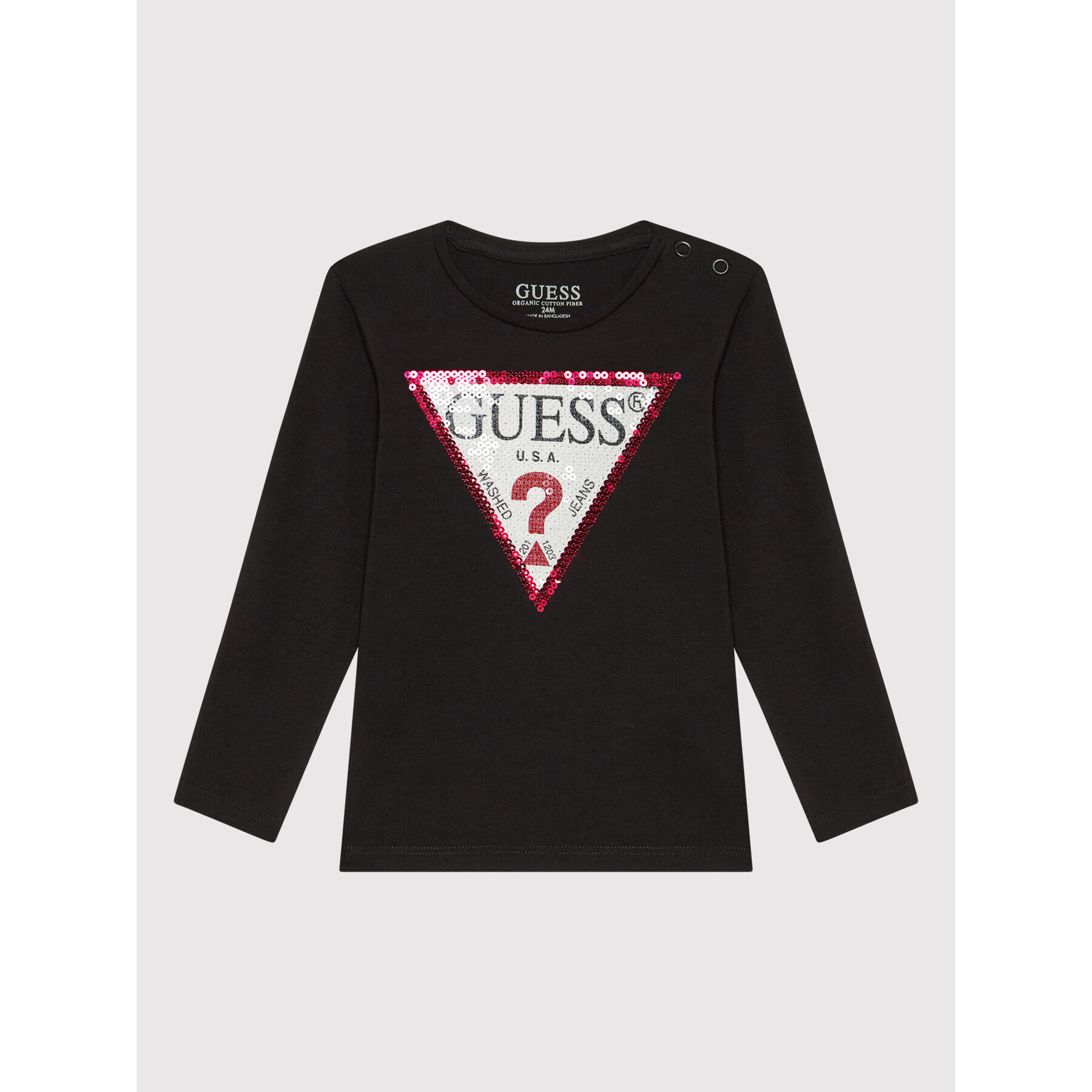 Guess Halenka K1YI29 K6YW1 Černá Regular Fit - Pepit.cz