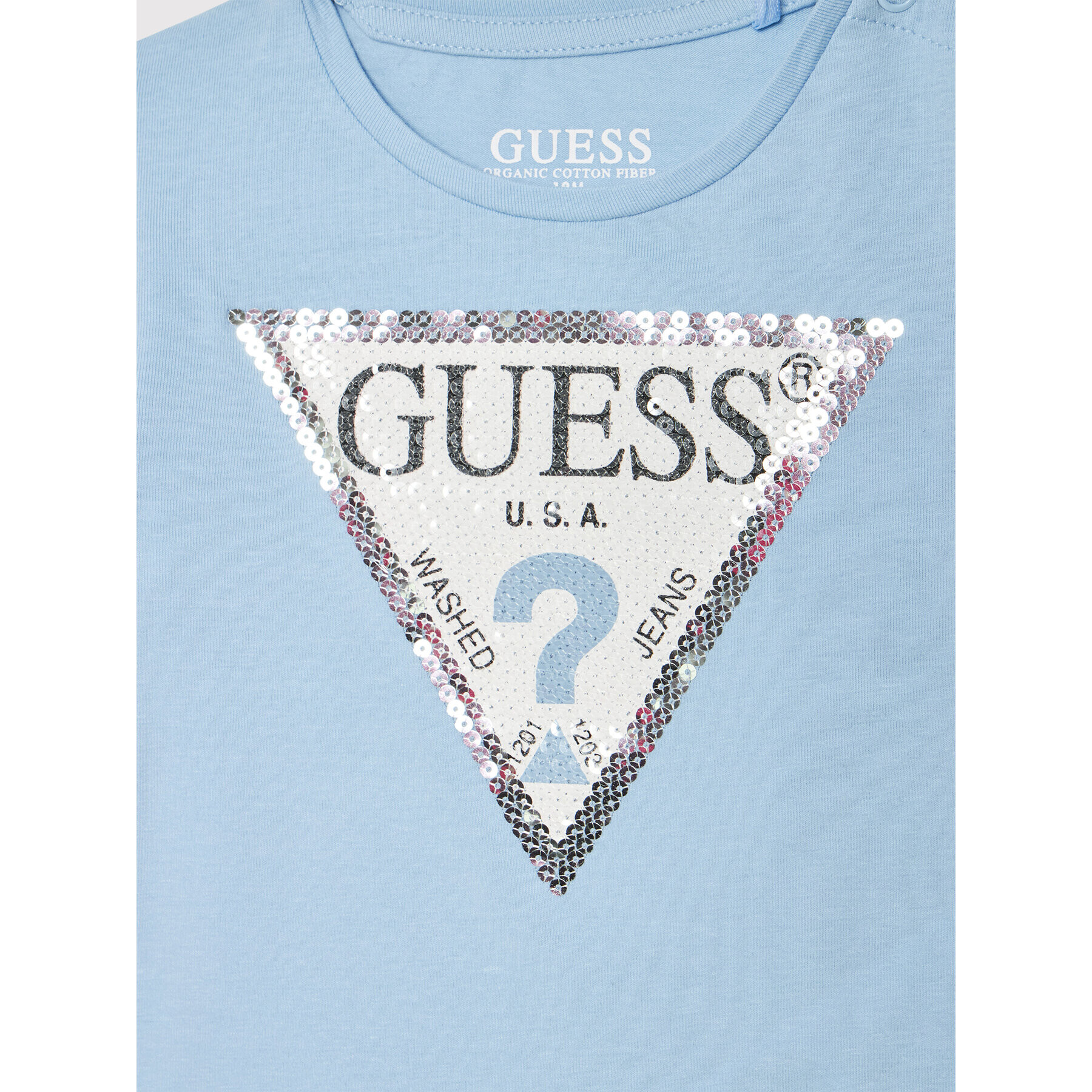 Guess Halenka K1YI29 K6YW1 Modrá Regular Fit - Pepit.cz