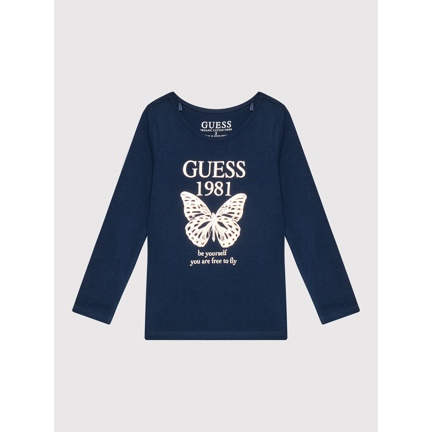 Guess Halenka K2BI08 J1311 Tmavomodrá Regular Fit - Pepit.cz