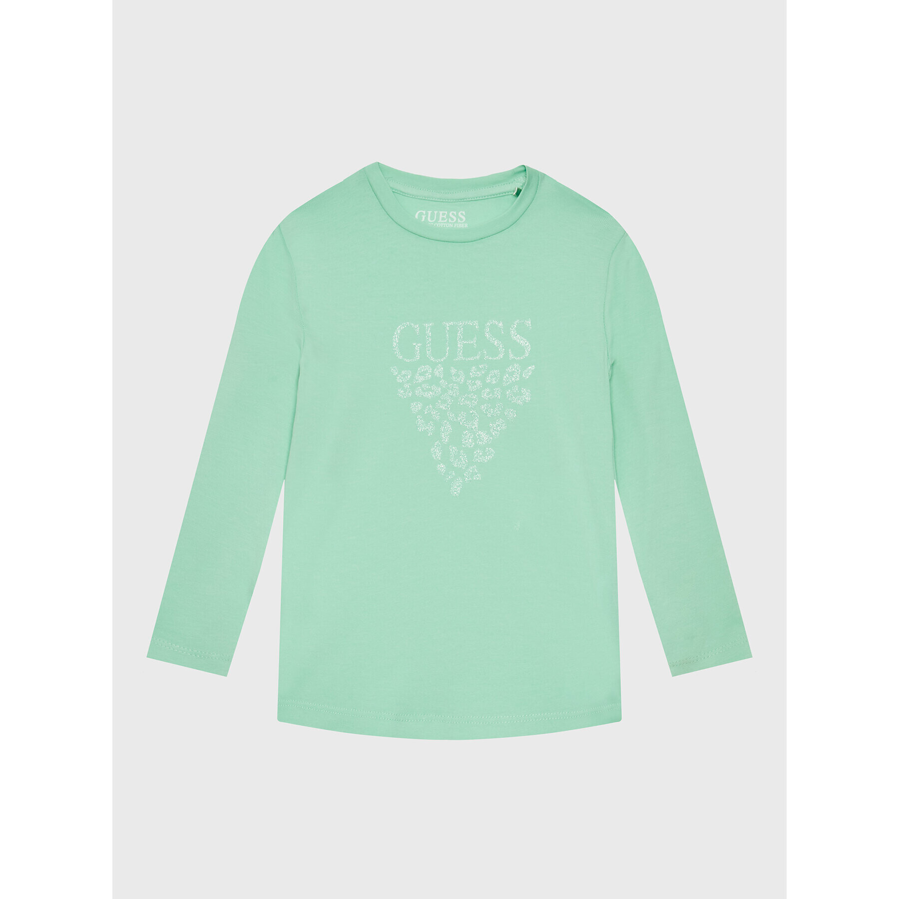 Guess Halenka K2YI01 K6YW1 Zelená Regular Fit - Pepit.cz