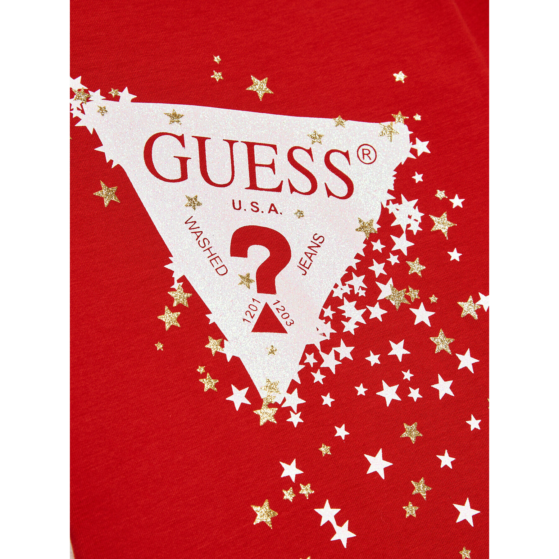 Guess Halenka K3BI02 J1314 Červená Regular Fit - Pepit.cz