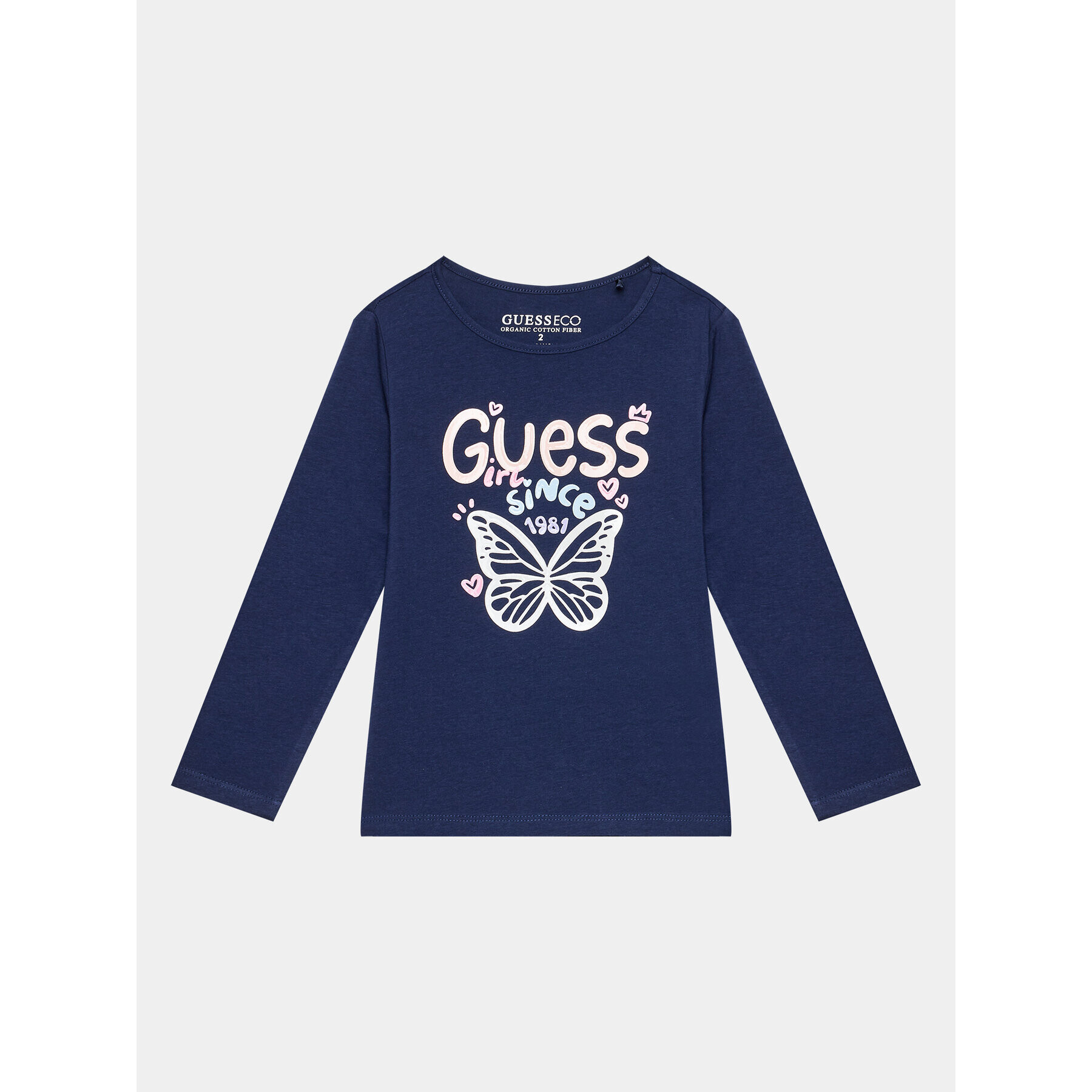 Guess Halenka K3BI05 J1314 Modrá Regular Fit - Pepit.cz