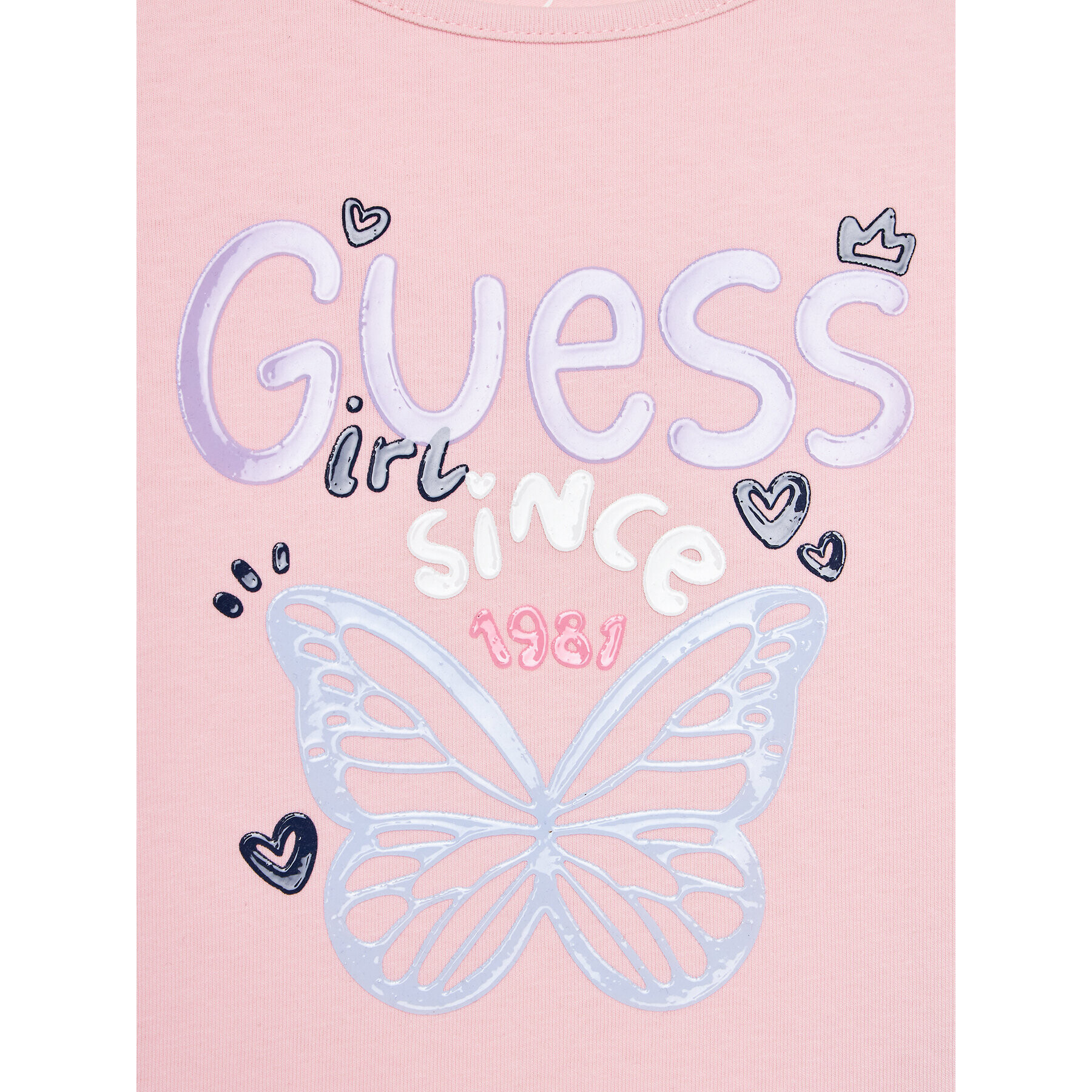 Guess Halenka K3BI05 J1314 Růžová Regular Fit - Pepit.cz