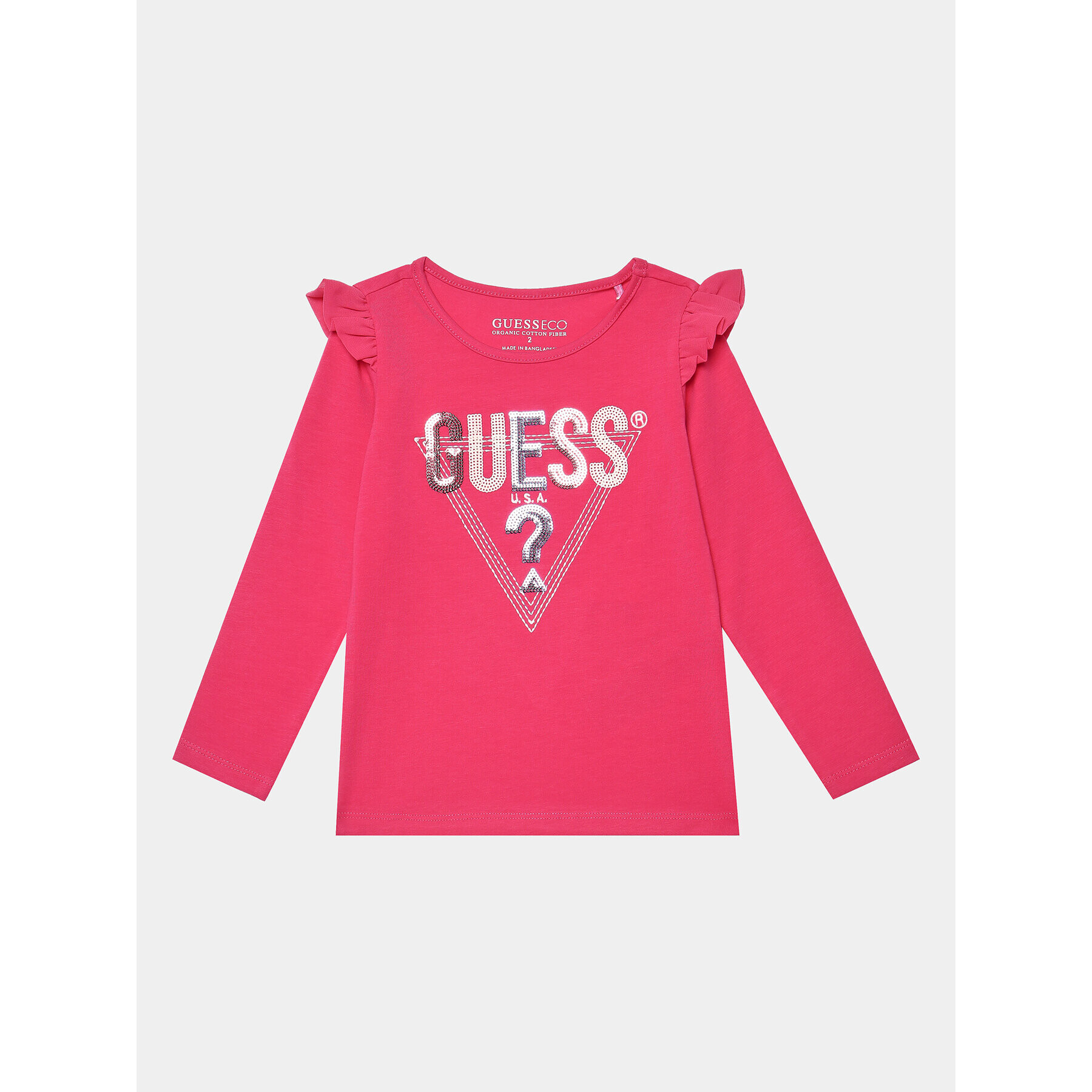 Guess Halenka K3BI15 J1314 Růžová Regular Fit - Pepit.cz