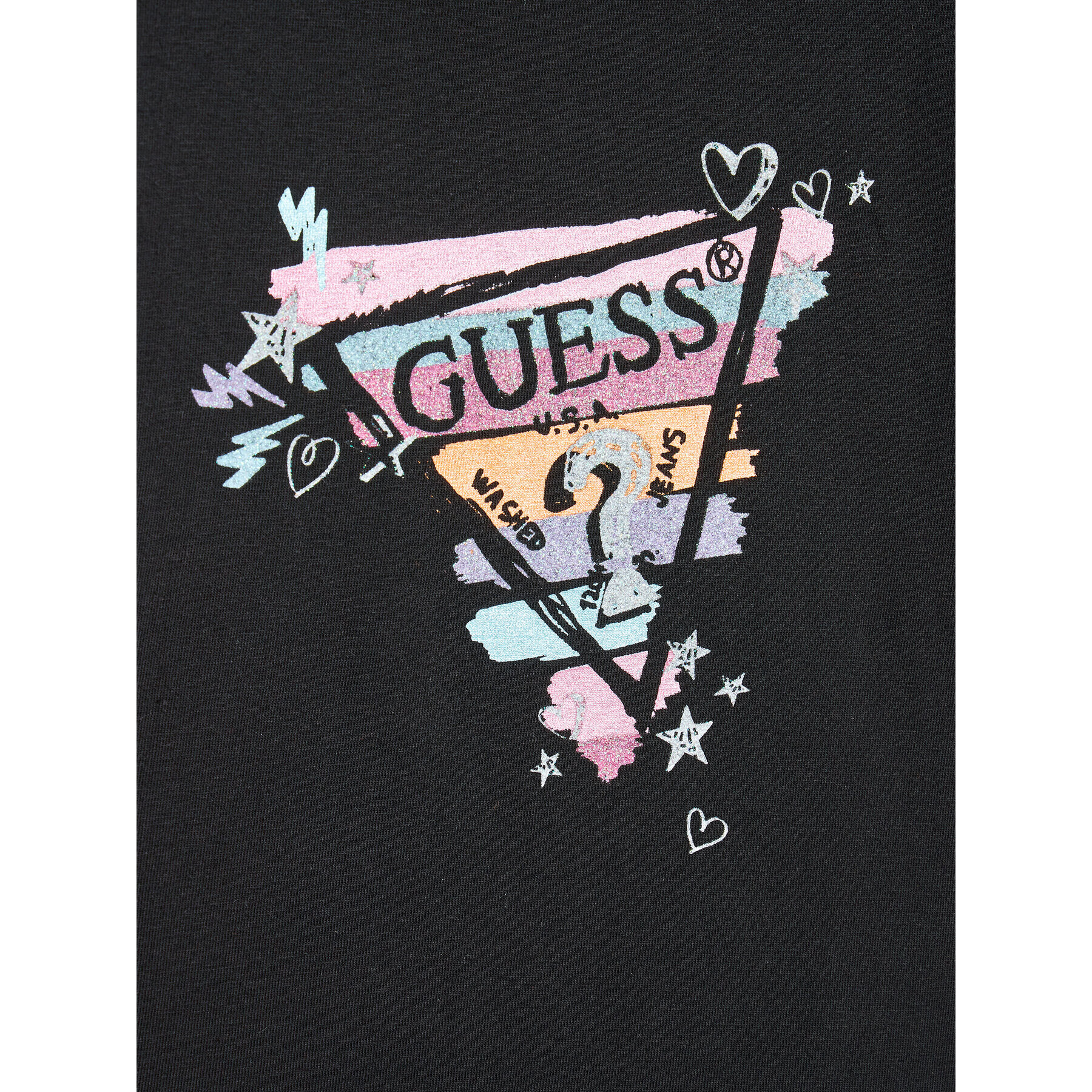 Guess Halenka K3RI01 K6YW3 Černá Regular Fit - Pepit.cz