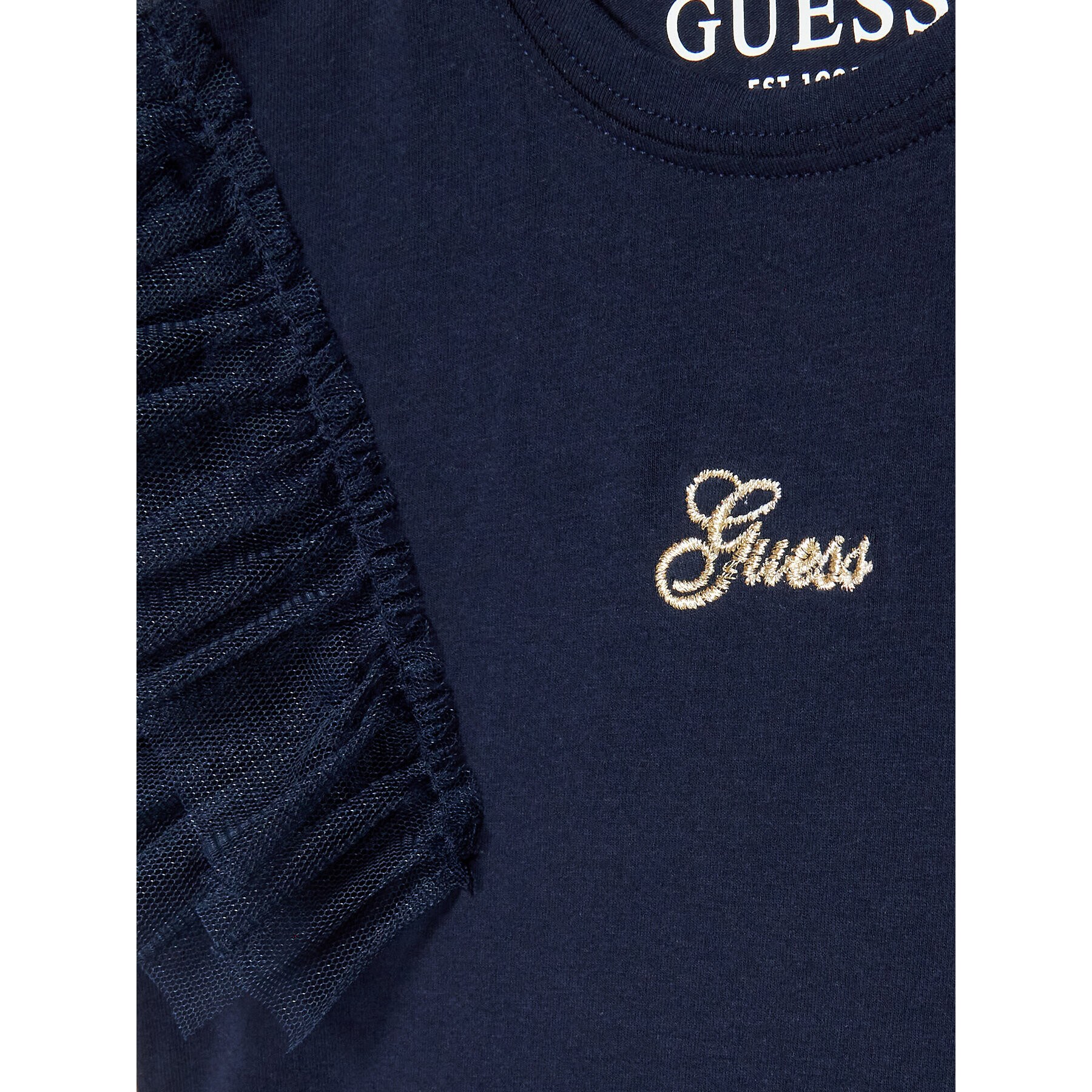 Guess Halenka K3RI10 K6YW0 Tmavomodrá Regular Fit - Pepit.cz