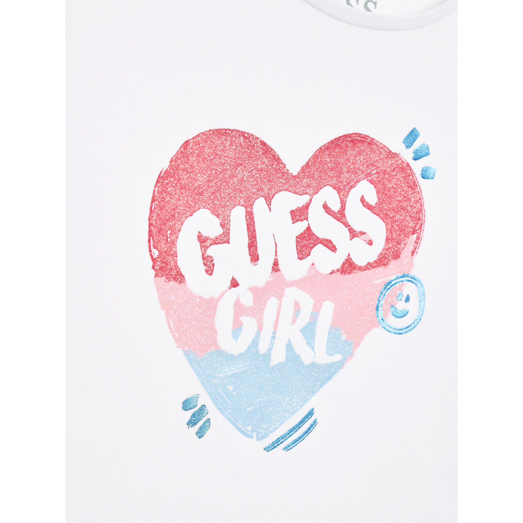 Guess Halenka K3YI03 K6YW4 Bílá Regular Fit - Pepit.cz