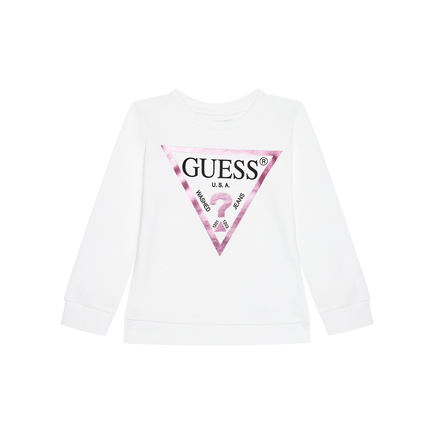 Guess Halenka K84I18 K8HM0 Bílá Regular Fit - Pepit.cz