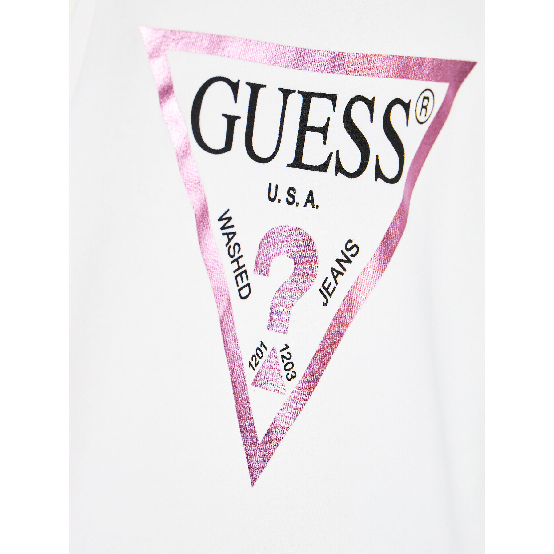 Guess Halenka K84I18 K8HM0 Bílá Regular Fit - Pepit.cz